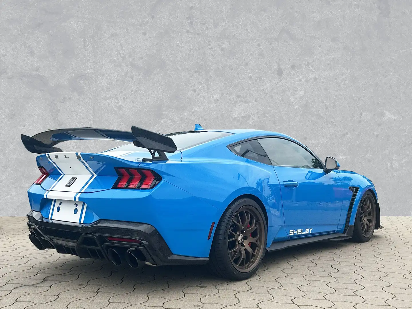 Ford Mustang SHELBY Supersnake 5.0l V8 830+HP Dynamic Perfor. Blau - 2