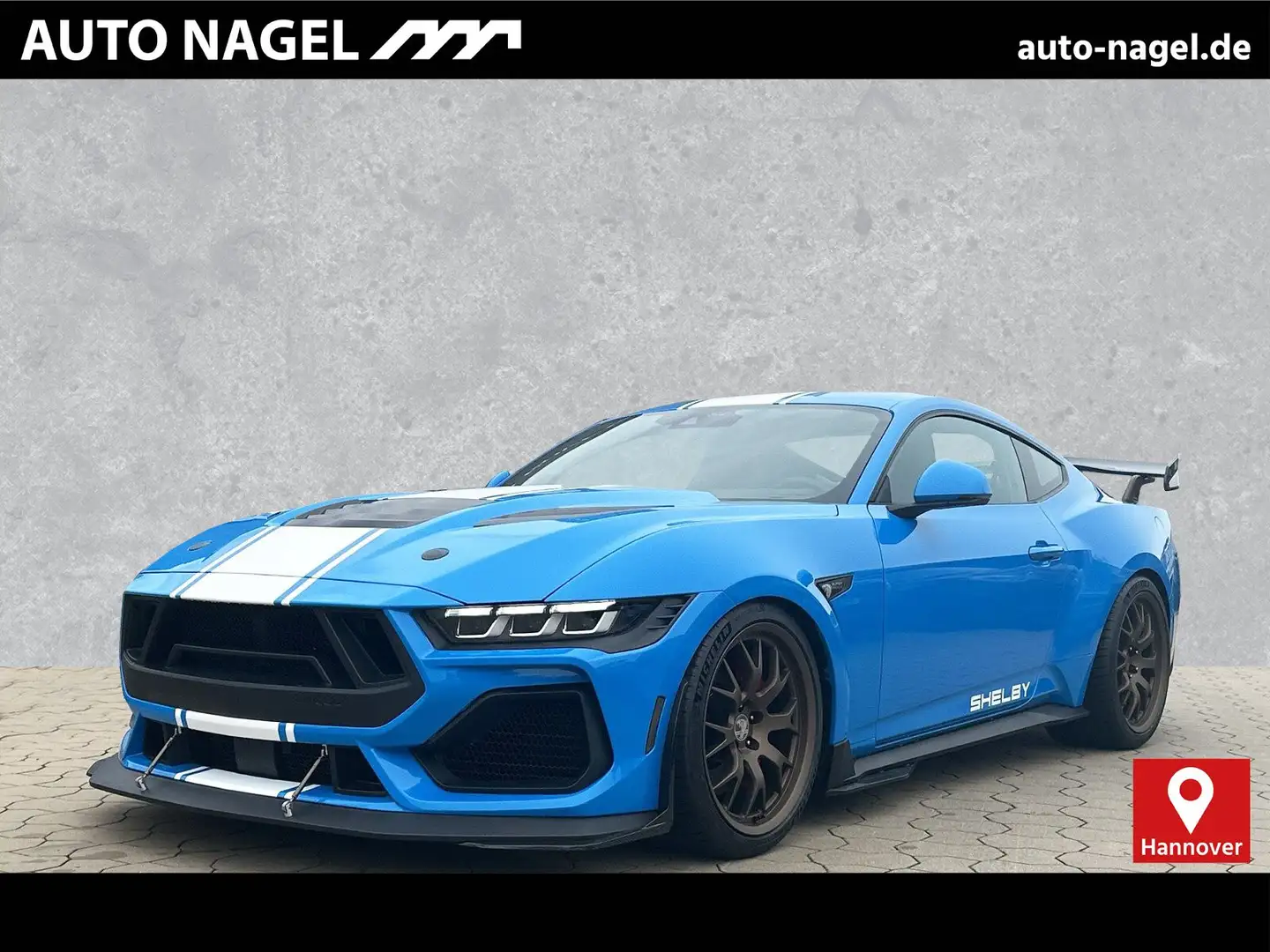 Ford Mustang SHELBY Supersnake 5.0l V8 830+HP Dynamic Perfor. Blau - 1