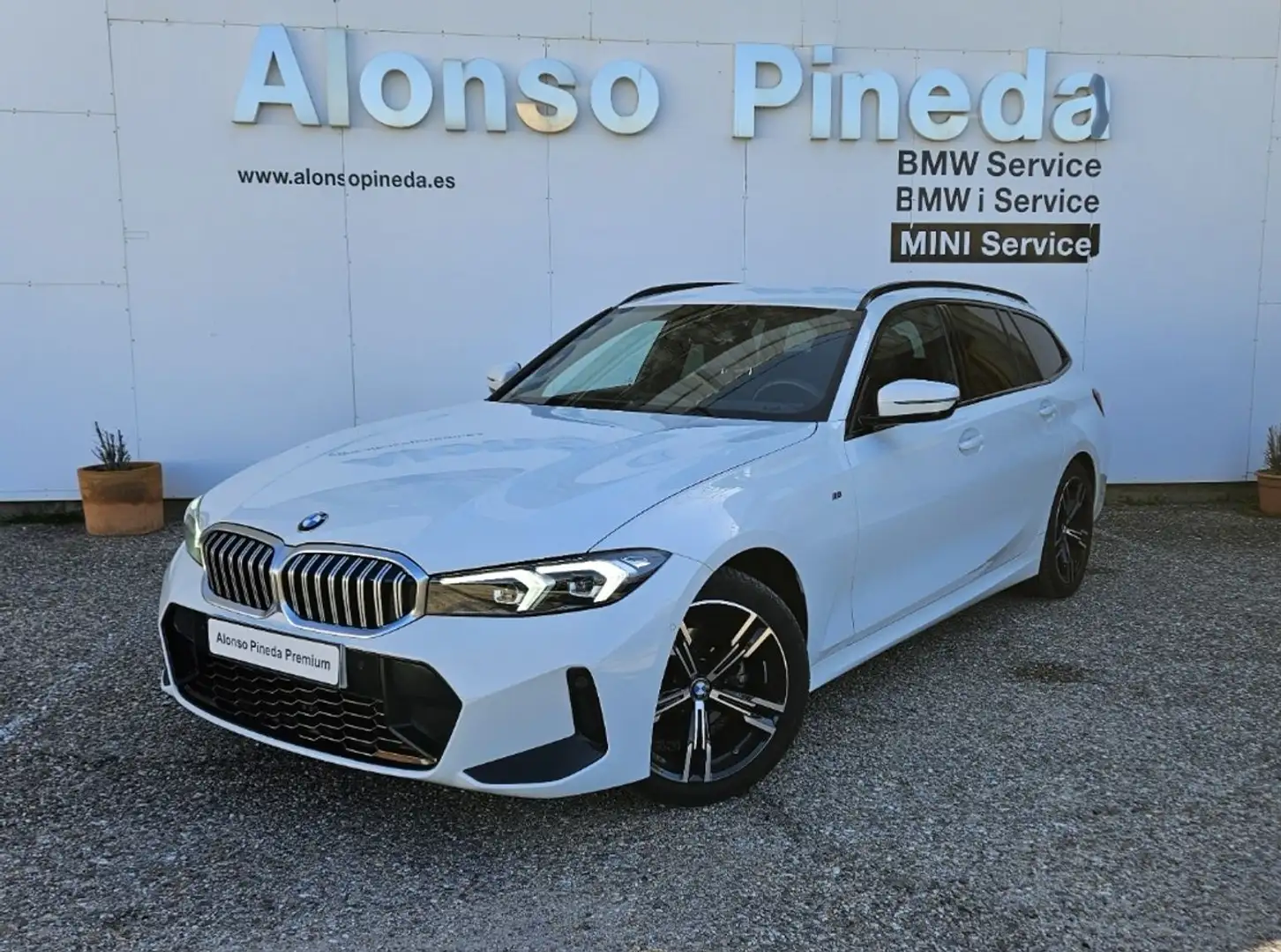 BMW 318 d M Sport Blanc - 1