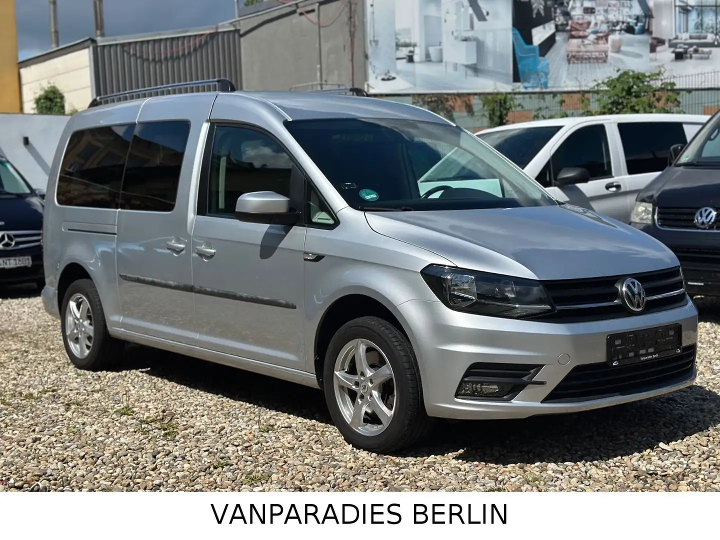 Volkswagen Caddy Maxi 2.0TDI/Automatik/7Sitze/AHK/Euro6 Argent - 1