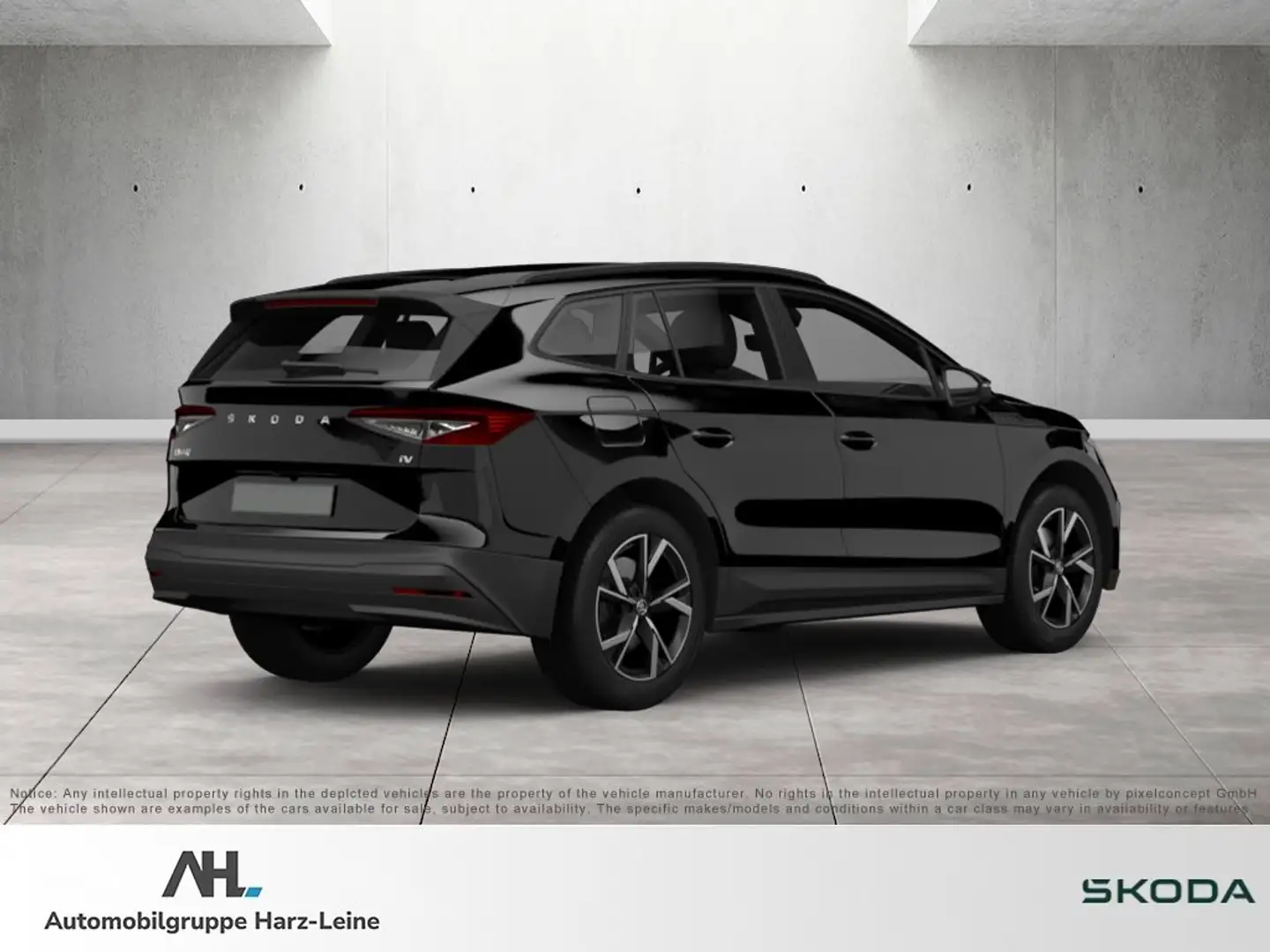 Skoda Enyaq iV 80 First-Edition LED Navi ACC AHK Leder RFK Zwart - 2