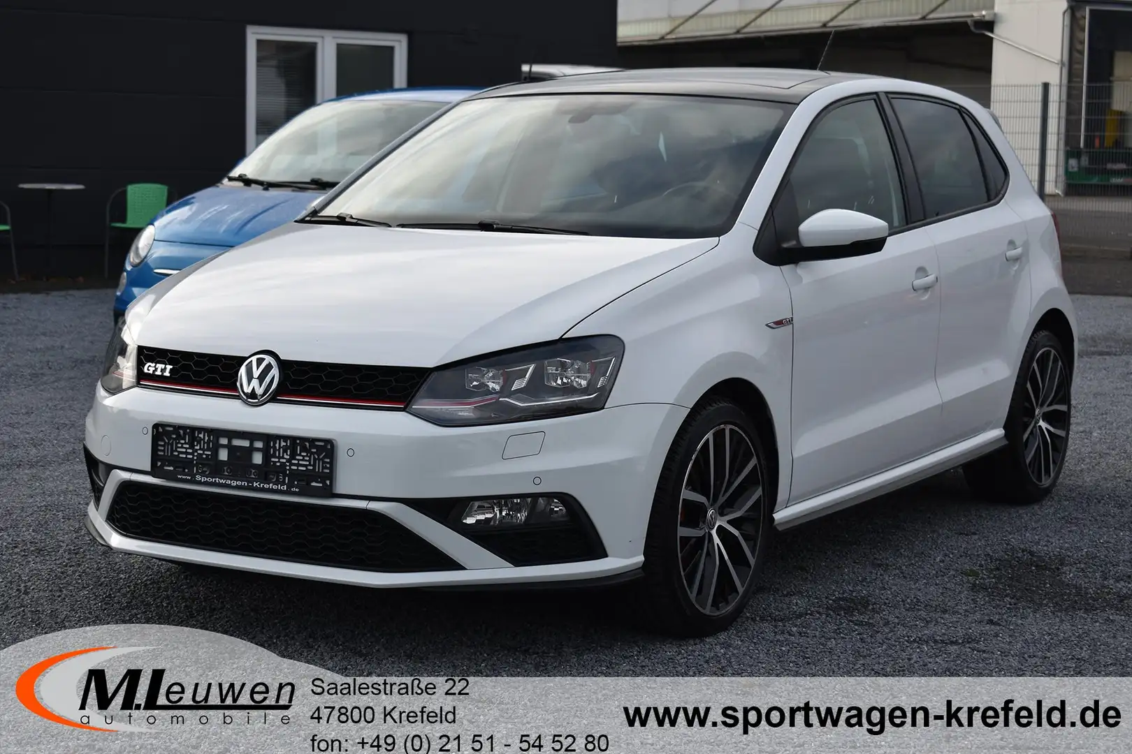 Volkswagen Polo V GTI  *PANO*NAVI*17" ALU*SITZHZG*PDC*CAM Weiß - 1
