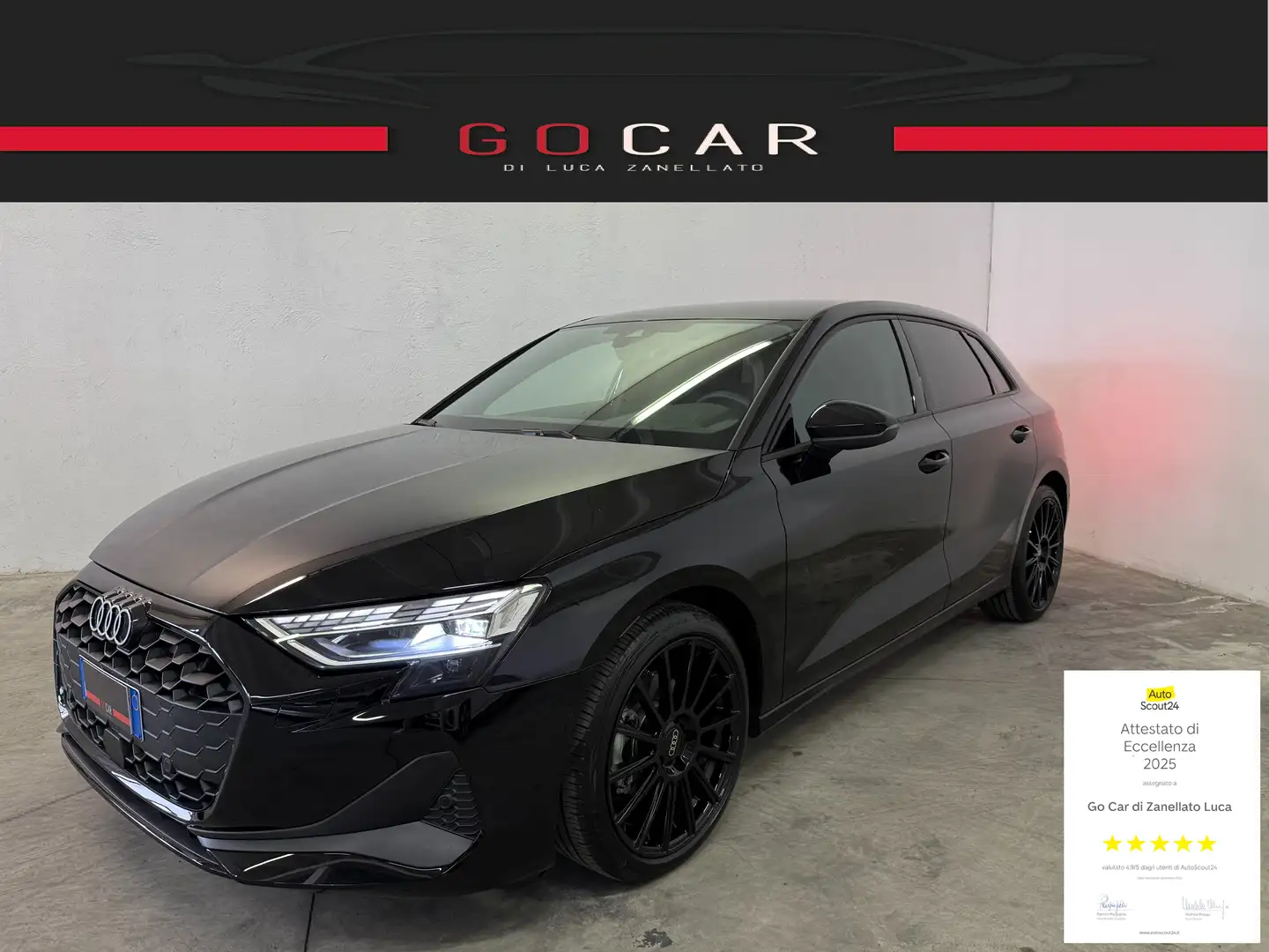 Audi A3 30 Tfsi 116 Cv mhev Business S-Tronic NEOPATENTATI Nero - 1