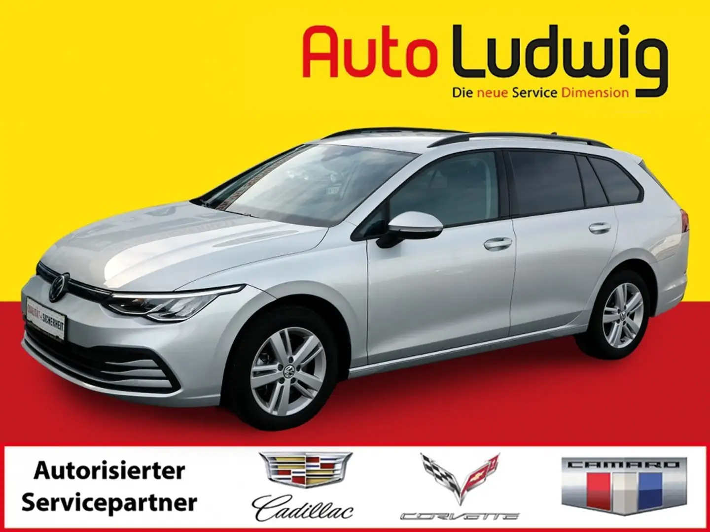 Volkswagen Golf Variant 2.0 TDI Life*DIGI COCKPIT*LED*PDC*SHZ*TEMPOMAT* Silber - 1