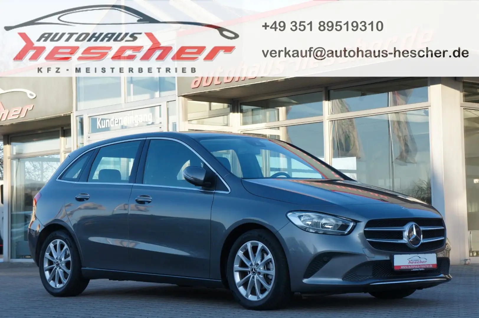 Mercedes-Benz B 180 7G-DCT *MBUX*NAVI*KLIMA*PDC*TEMPOMAT*SHZ* Gris - 1