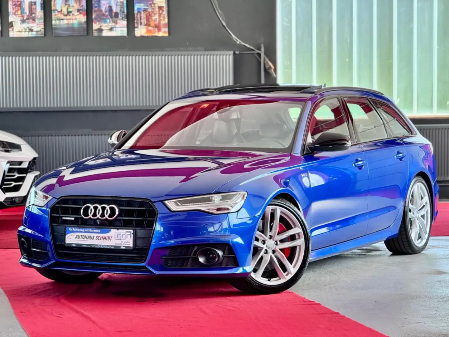 Audi A6 3.0TDI 3x S Line competitio Pano Luft Matrix Blau - 1