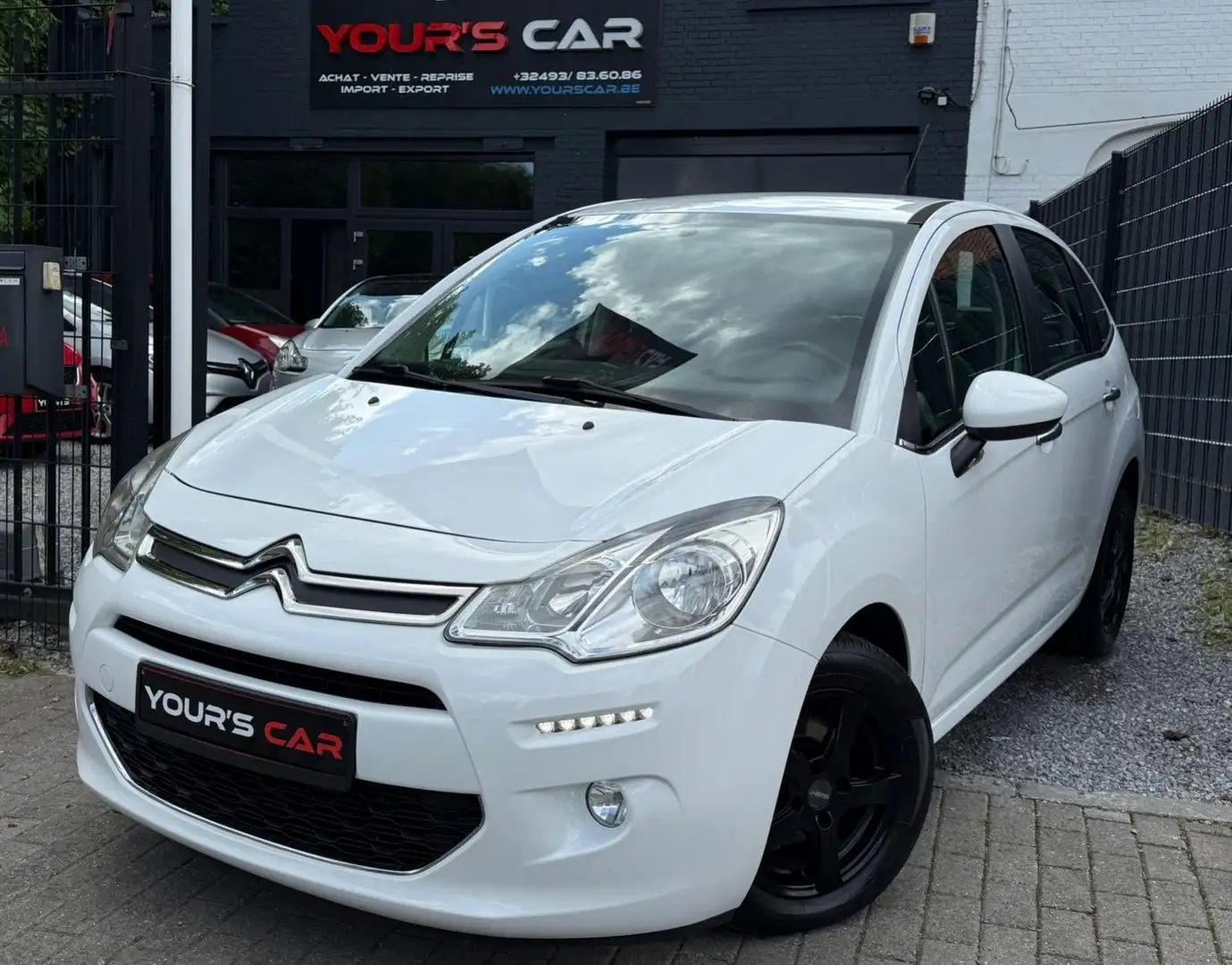 Citroen C3 1.0i - Euro 6b - 100.205 KM !! - Airco - Garantie! Wit - 1