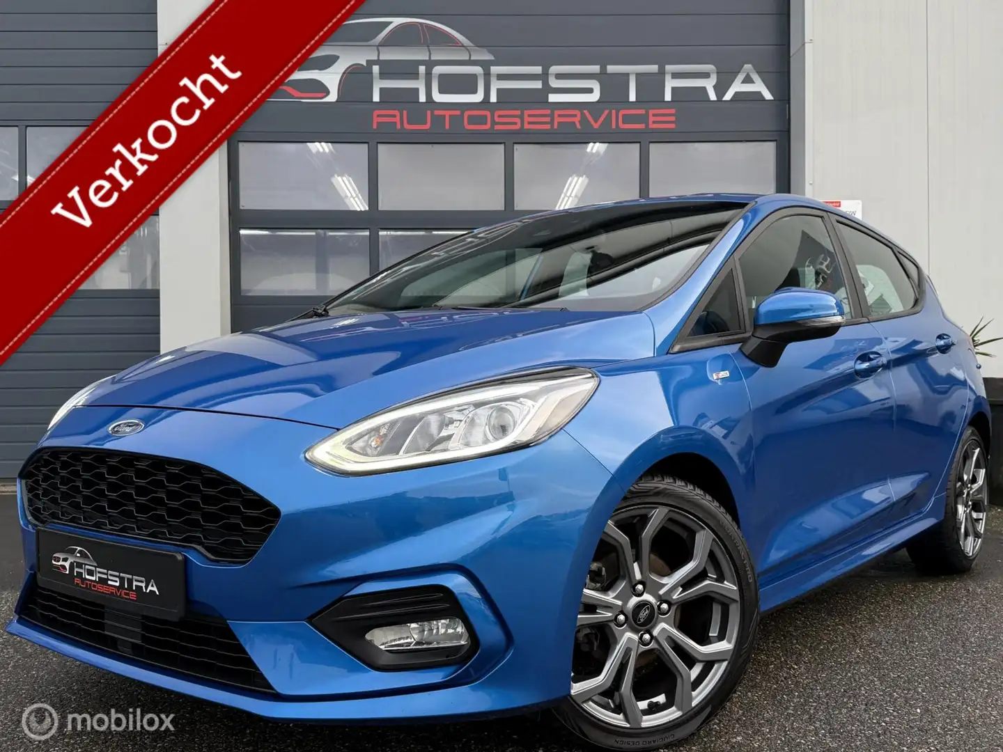 Ford Fiesta 1.0 EcoBoost ST-Line Adaptive-Cruise Carplay 17" U Bleu - 1