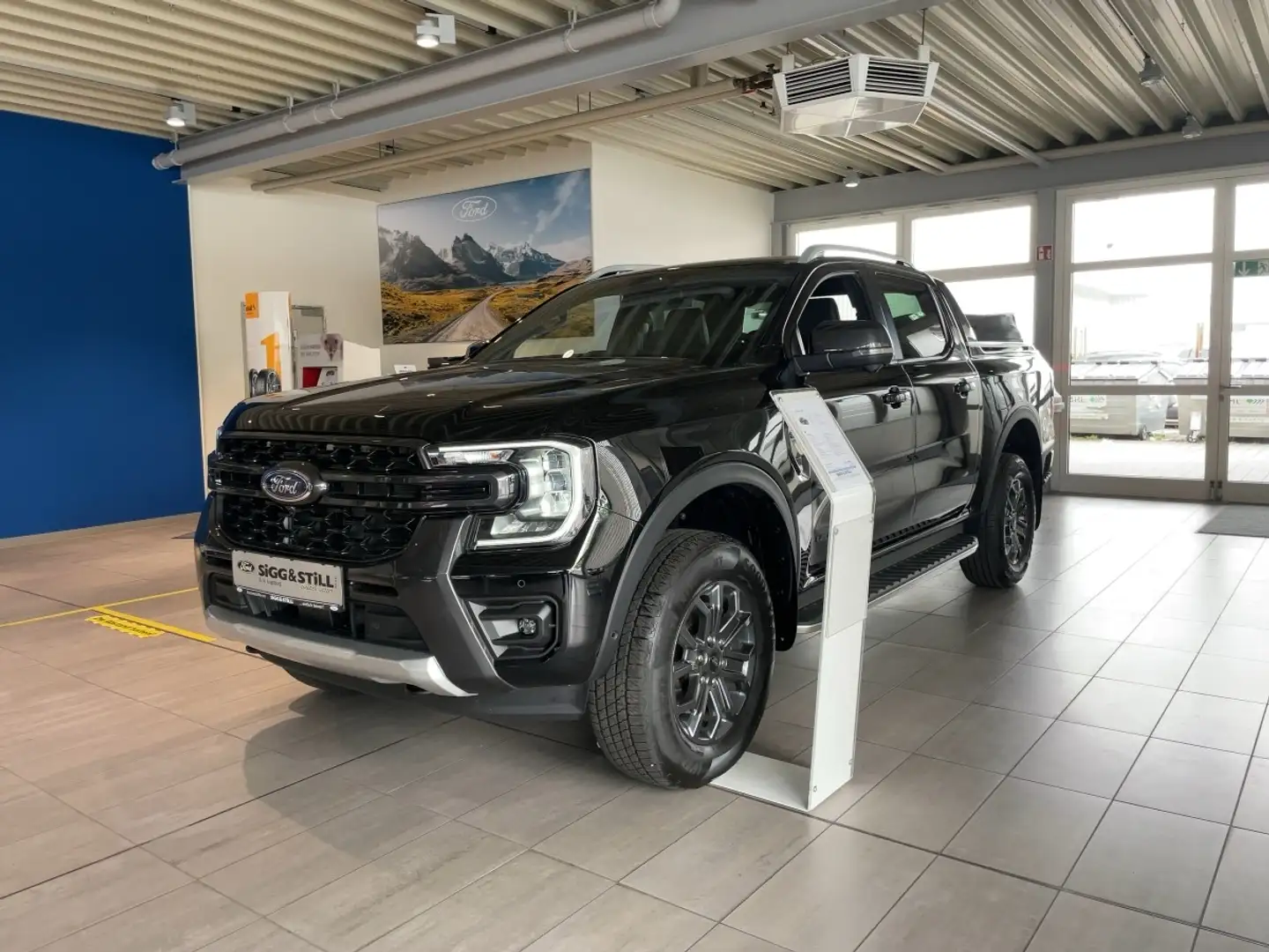 Ford Ranger Wildtrak 3.0 DoKa AWD AHK*NAV*ACC*360*B&O Schwarz - 2