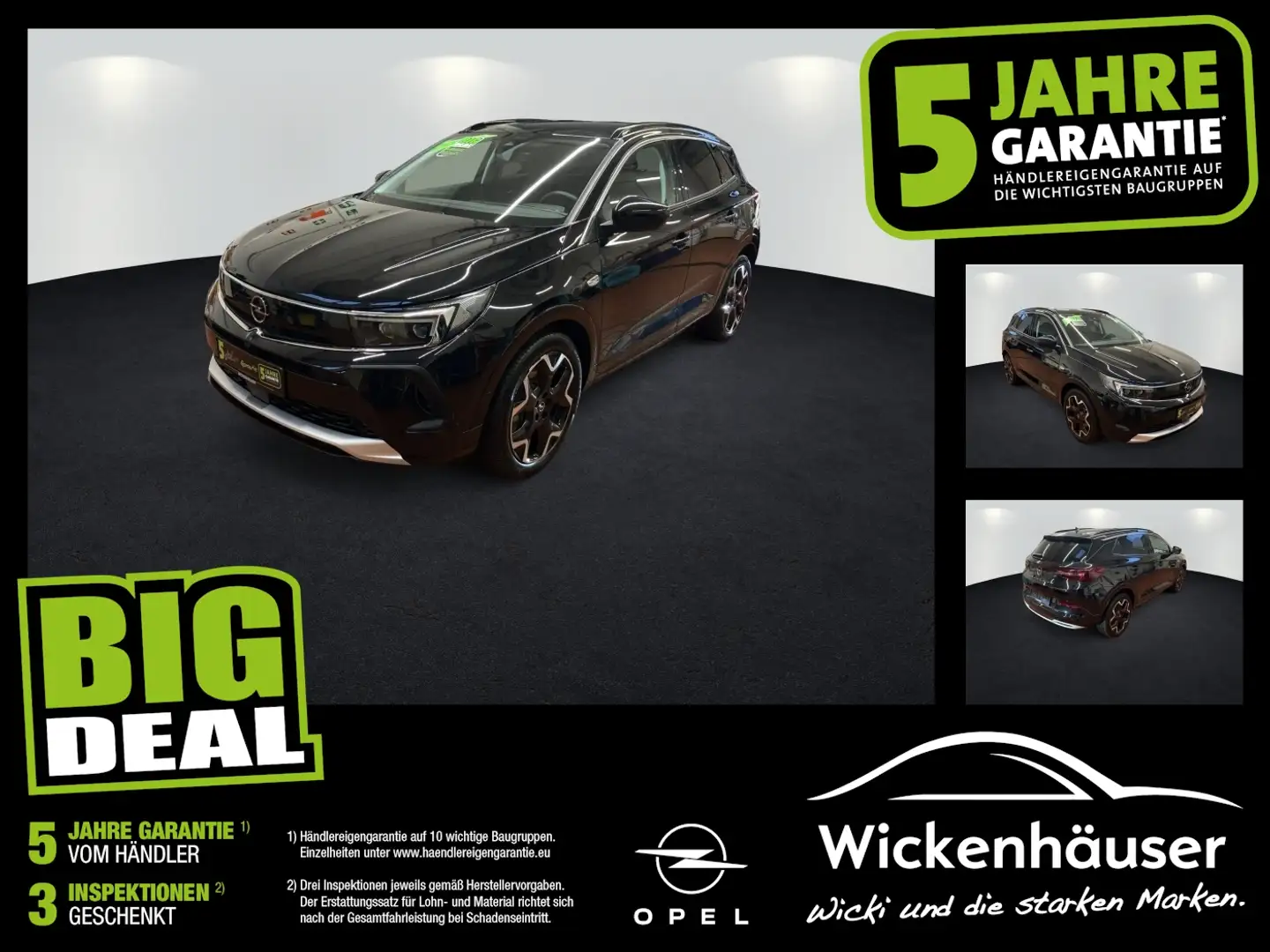 Opel Grandland PHEV Ultimate NightVision+Sitzklima Schwarz - 1