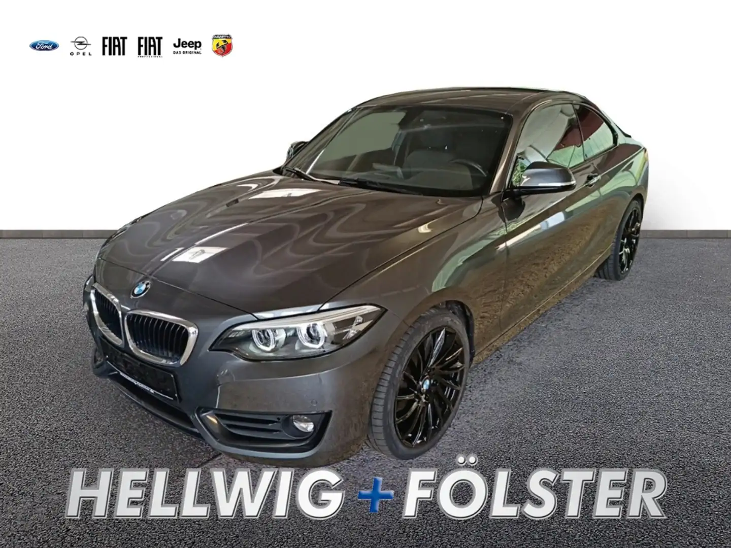 BMW 218 d Advantage Coupe Navi Soundsystem LED Klimaautom Gris - 1