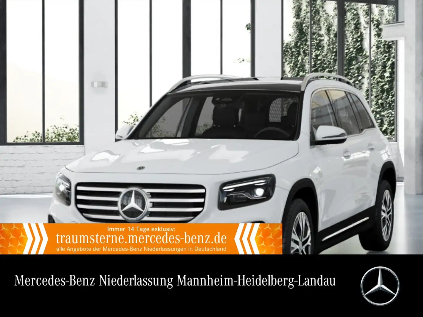 Mercedes-Benz GLB 180 PROGRESSIVE+PANO+MULTIBEAM+KAMERA+TOTW+7G Weiß - 1