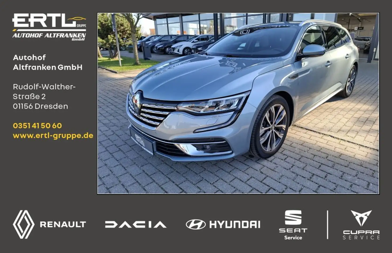Renault Talisman Grandtour TCe 225 EDC GPF INTENS Gris - 1