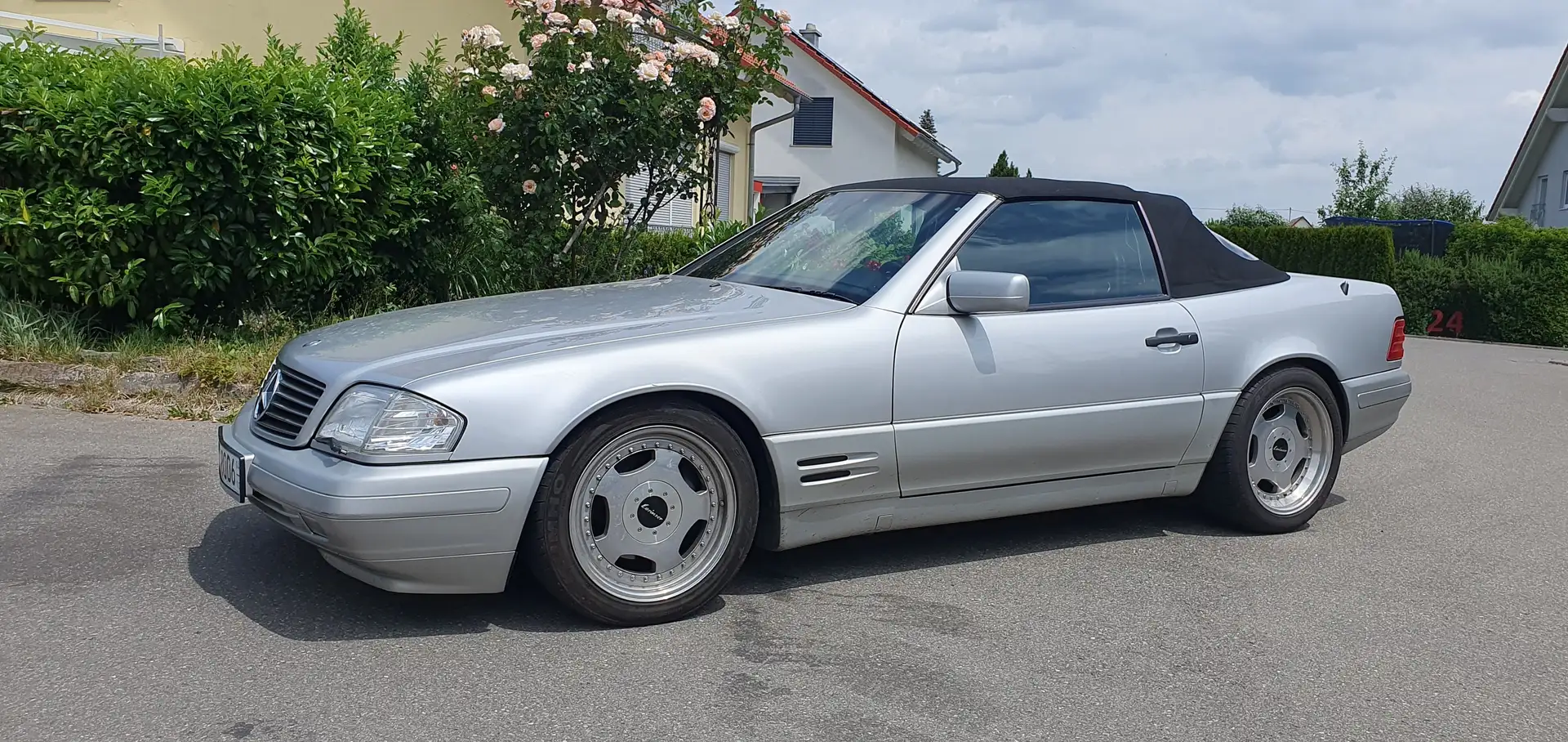 Mercedes-Benz SL 320 Kein V Motor! Sondern Reihensechszyl. Argent - 1