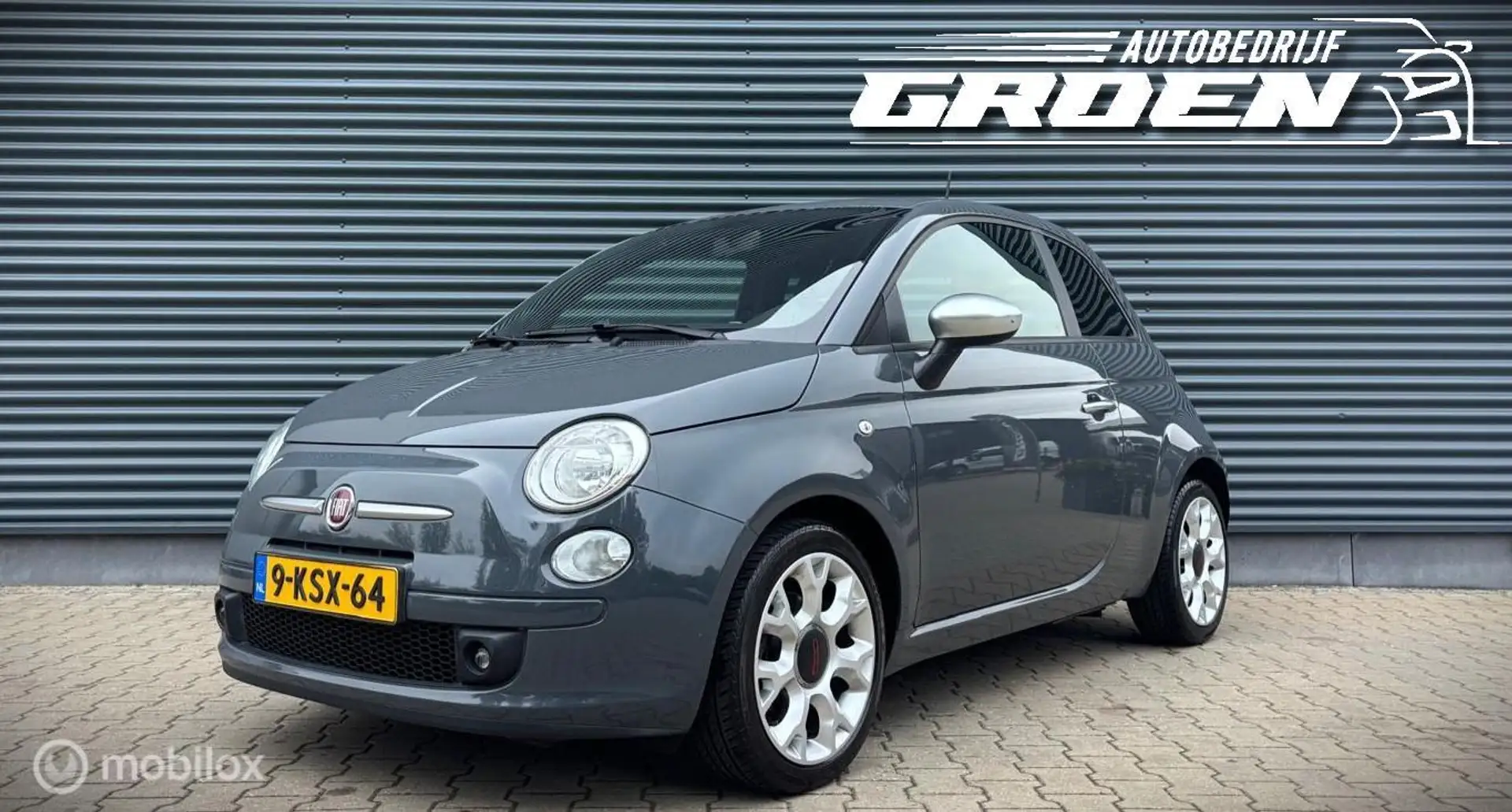 Fiat 500 0.9 TwinAir 500S Gris - 1