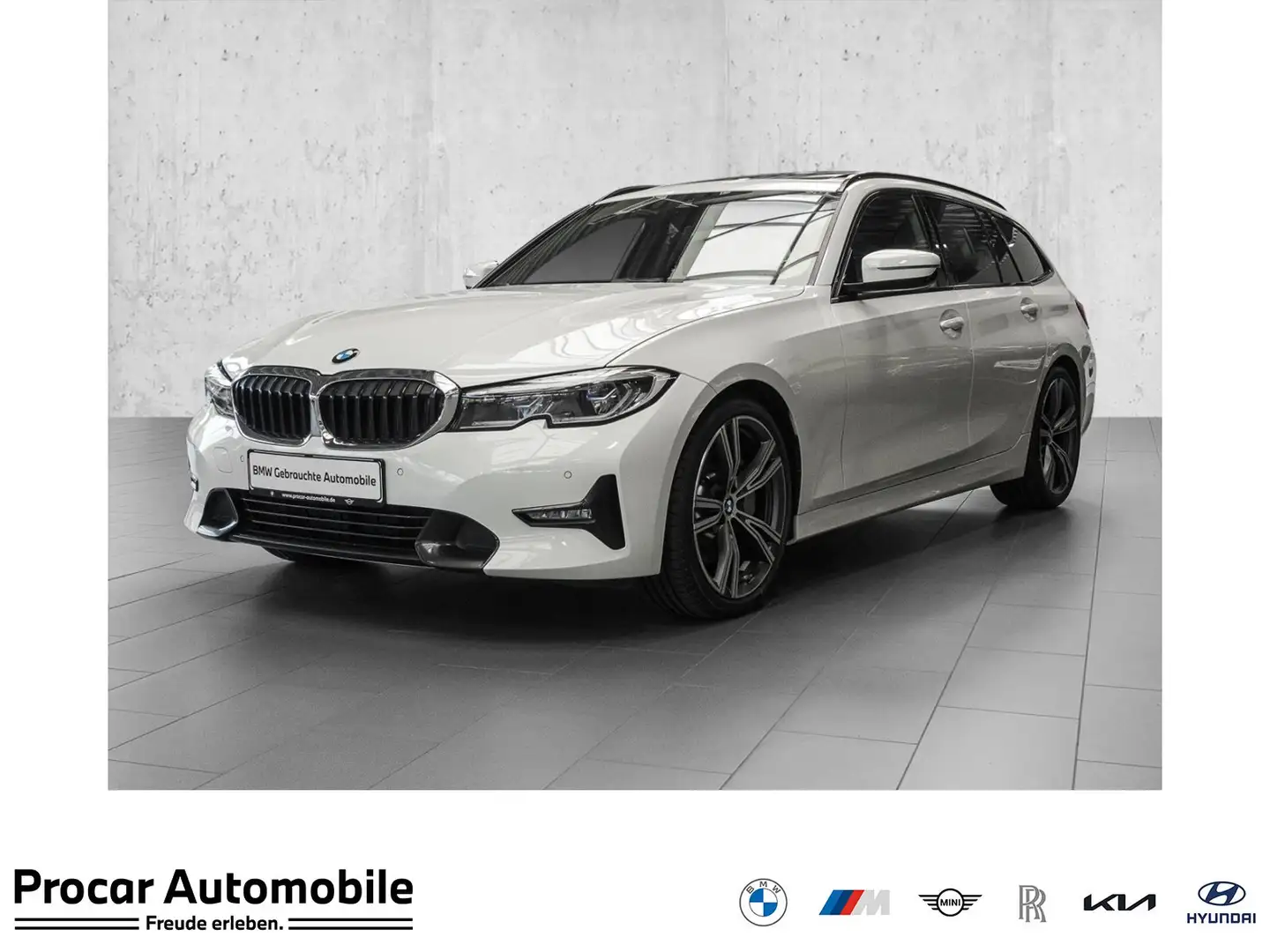 BMW 330 i Aut. PANO NAVI LED Laser NAV DA Weiß - 1