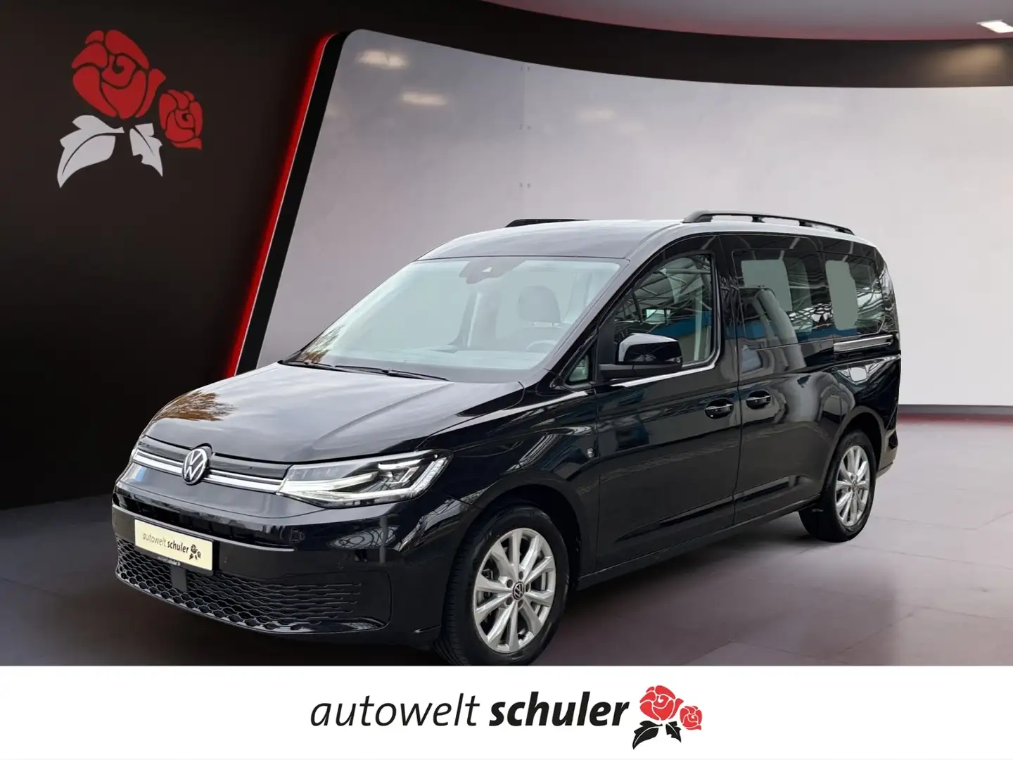 Volkswagen Caddy 1,5 TSI DSG Life 7-Sitzer AHK Schwarz - 1
