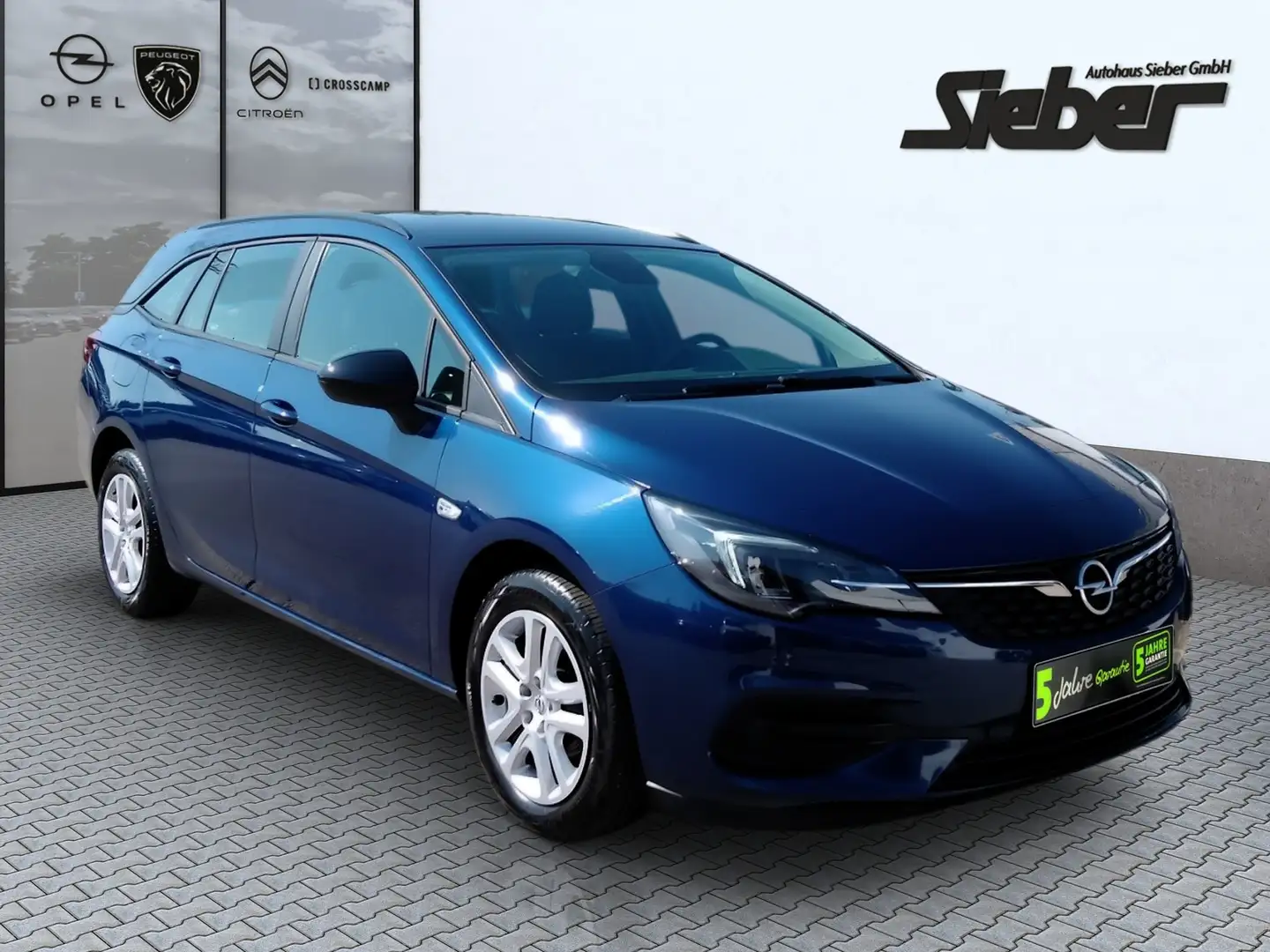Opel Astra K ST 1.2 Turbo  Edition LED Tempomat PDC Blauw - 2