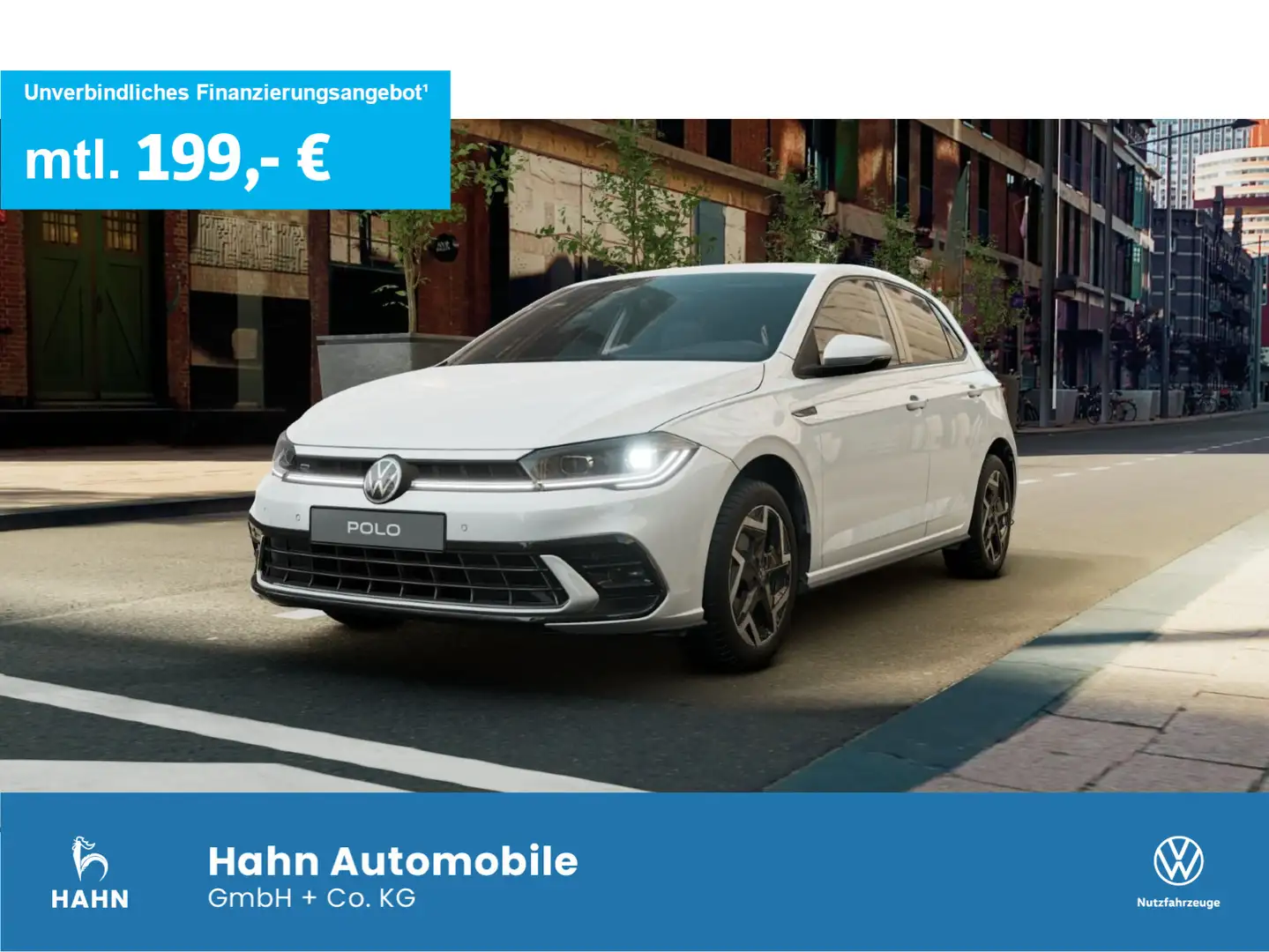 Volkswagen Polo R-Line 1,0 l TSI OPF 70 kW (95 PS) Blanco - 1