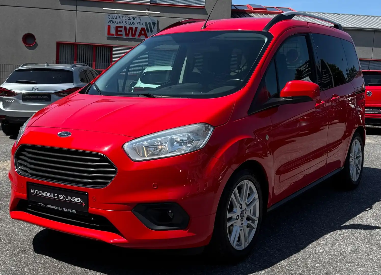 Ford Tourneo Courier Titanium PDC+ALU+WKR+GRA+LS+RS+ Rot - 1