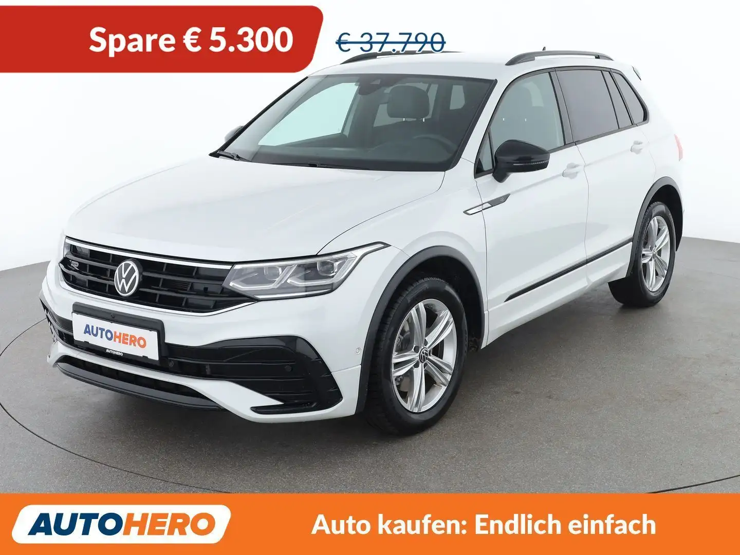 Volkswagen Tiguan 2.0 TDI R-Line 4Motion Weiß - 1
