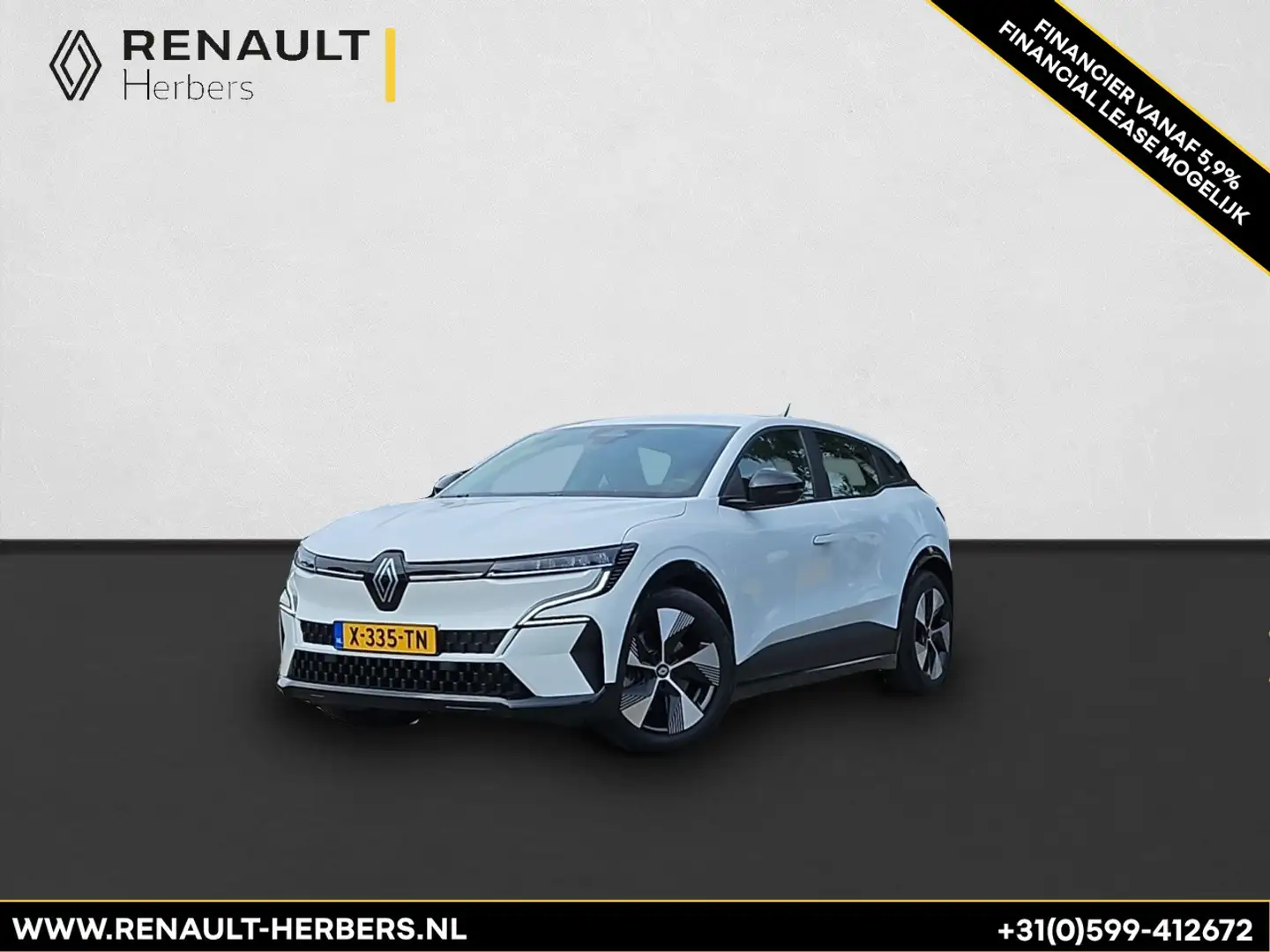 Renault Megane E-Tech EV40 Boost Charge Equilibre STUUR VERW. / CRUISE / Wit - 1