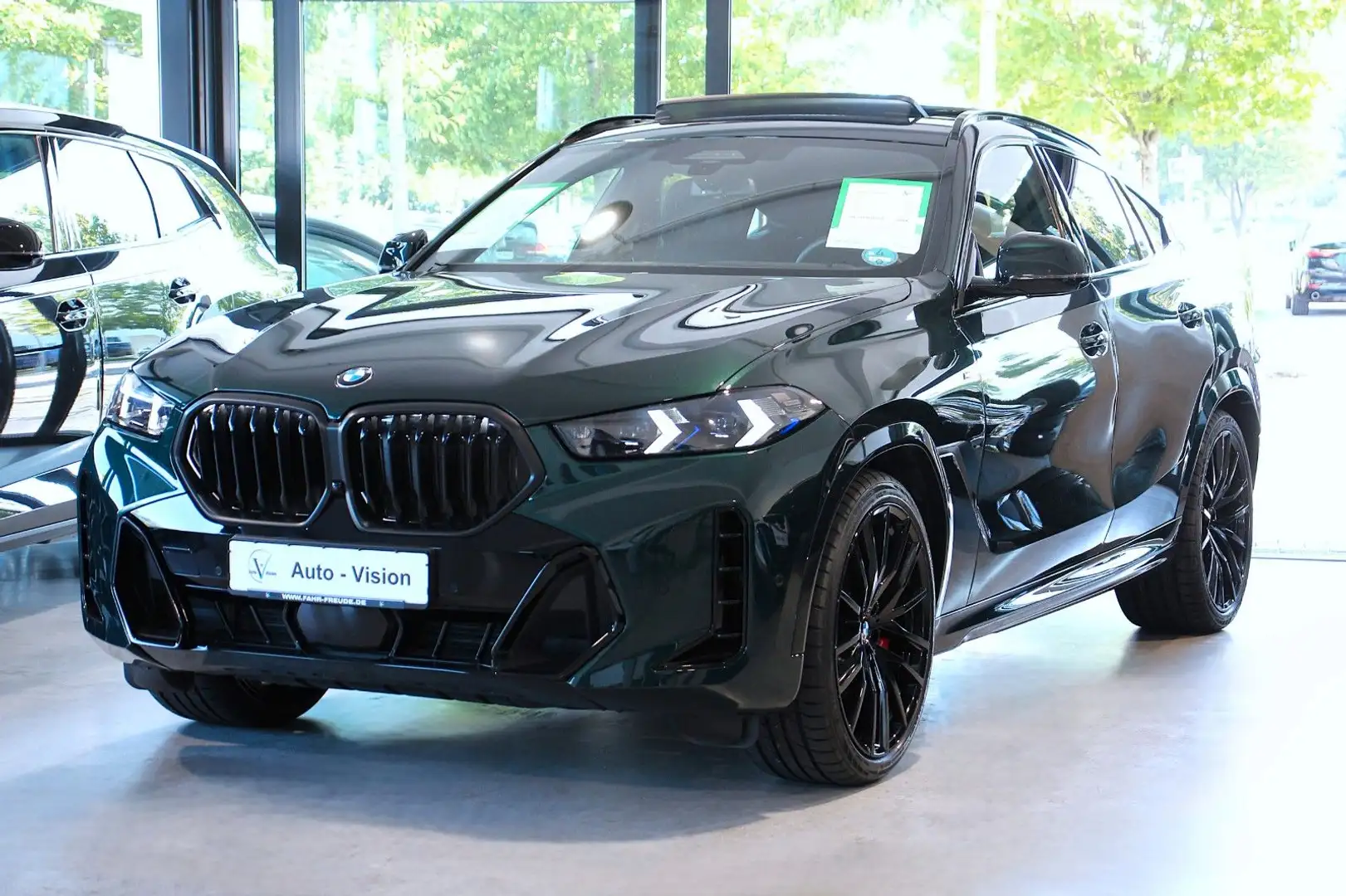 BMW X6 40d xDrive M Sport *A-LED*ACC*360°*AHK*H&K Grün - 1
