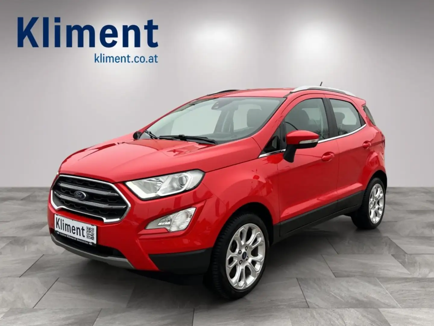 Ford EcoSport 1,0 EcoBoost Titanium Piros - 1