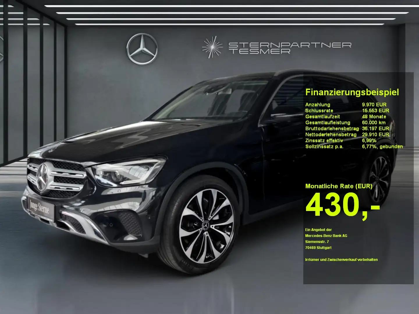 Mercedes-Benz GLC 300 4M Multibeam LED - AHK - 360 Kamera Zwart - 1