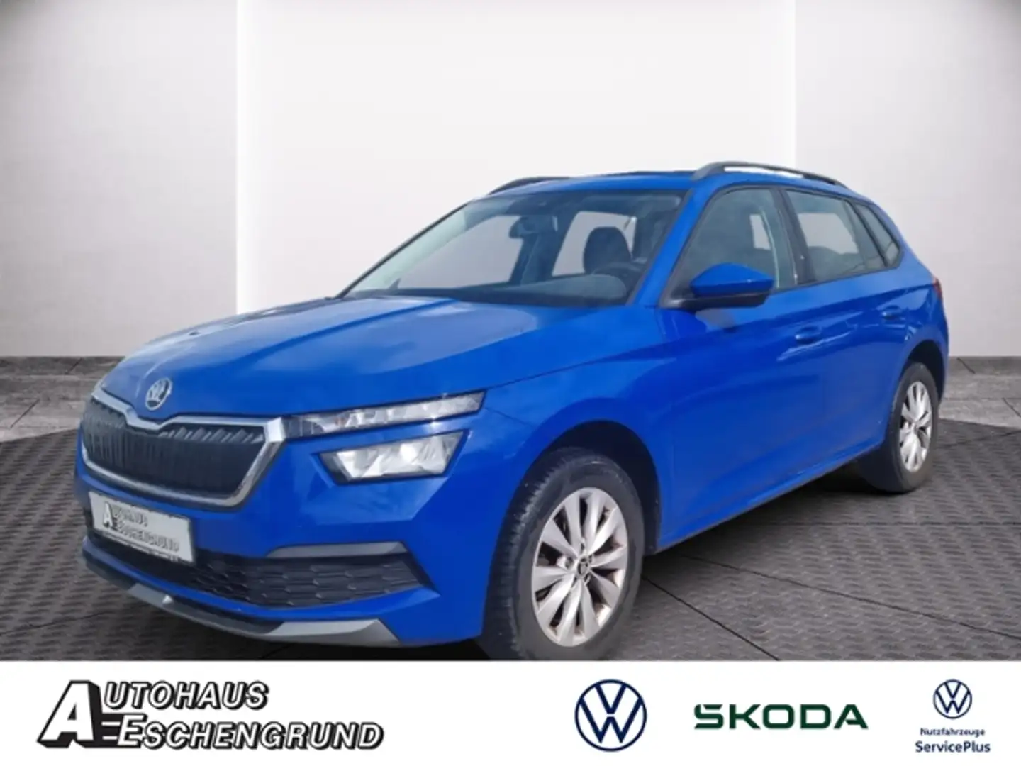 Skoda Kamiq 1.0 TSI Ambition KLIMA FSE TEMPOMAT Bleu - 1