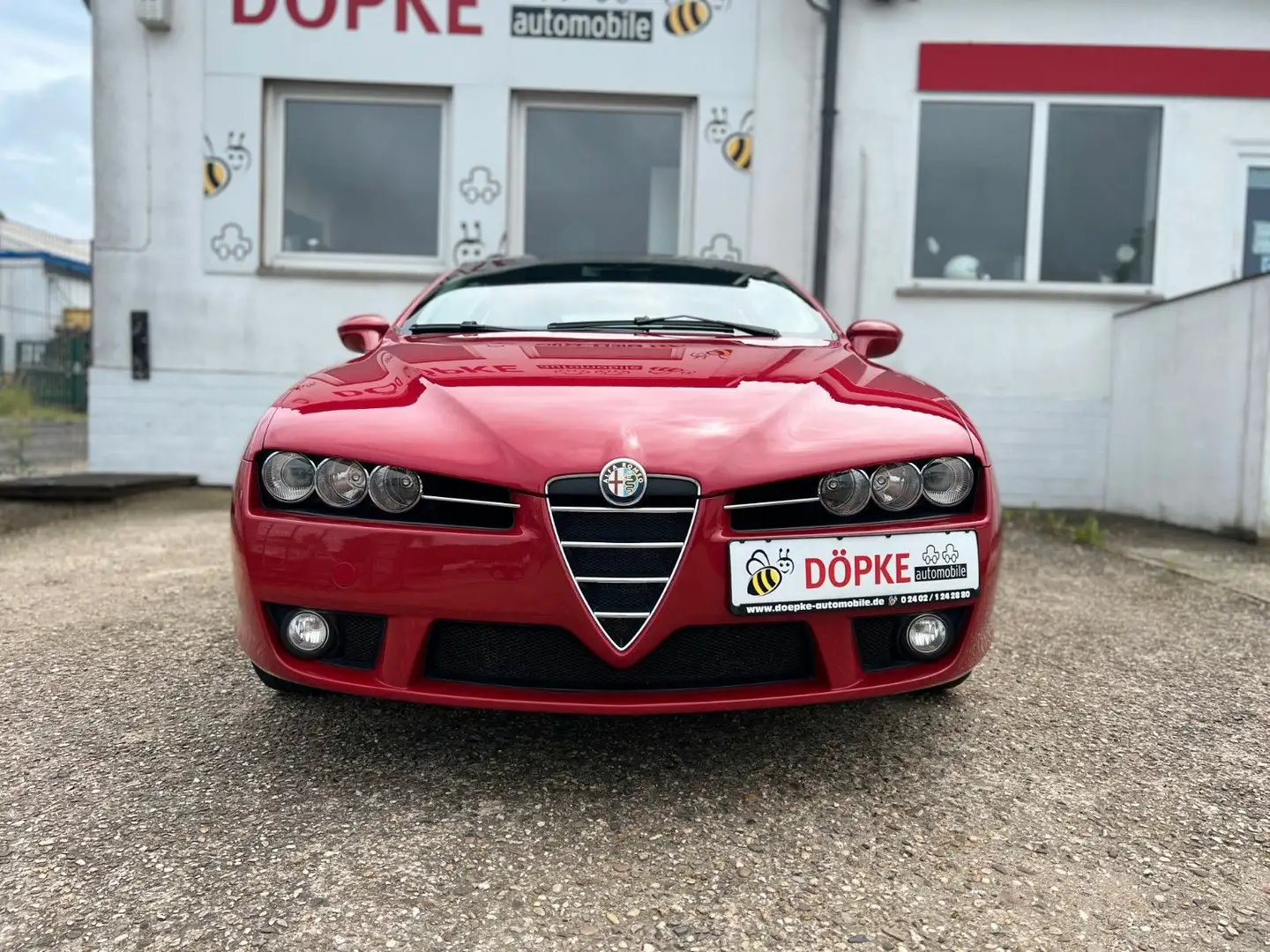 Alfa Romeo Brera 3.2 JTS V6 24V Q4 Sky View Rouge - 2
