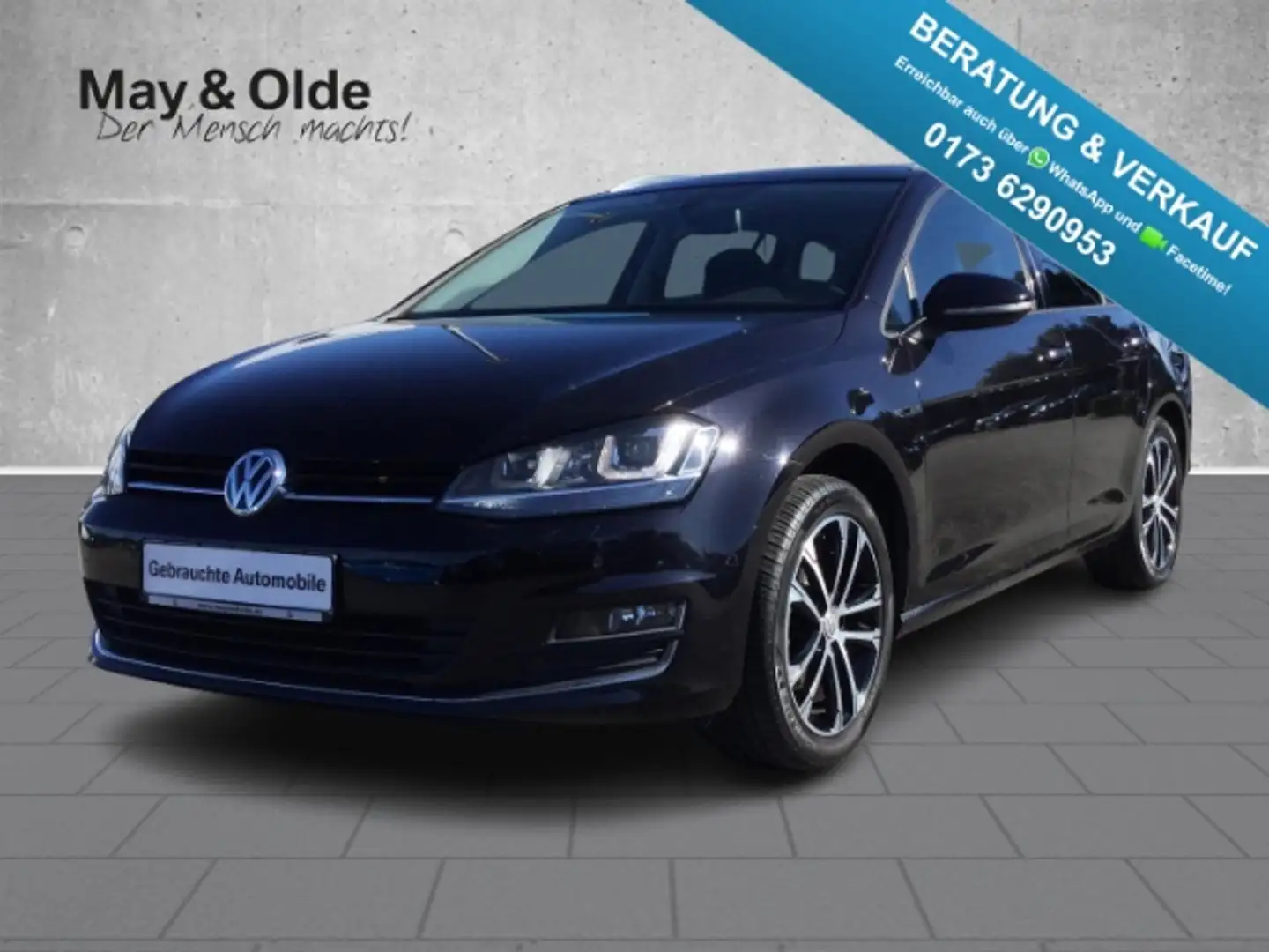 Volkswagen Golf VII Variant 1.4 TSI Lounge Xenon Navi Pano Noir - 1