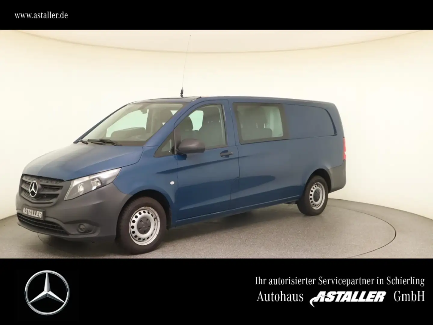 Mercedes-Benz Vito 114 BT XL Extralang L3 Mixto Klima+SHZ+6 Si Blau - 1