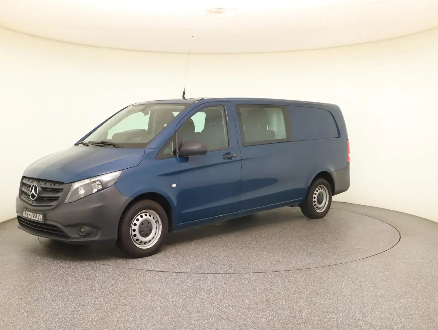 Mercedes-Benz Vito 114 BT XL Extralang L3 Mixto Klima+SHZ+6 Si Bleu - 2