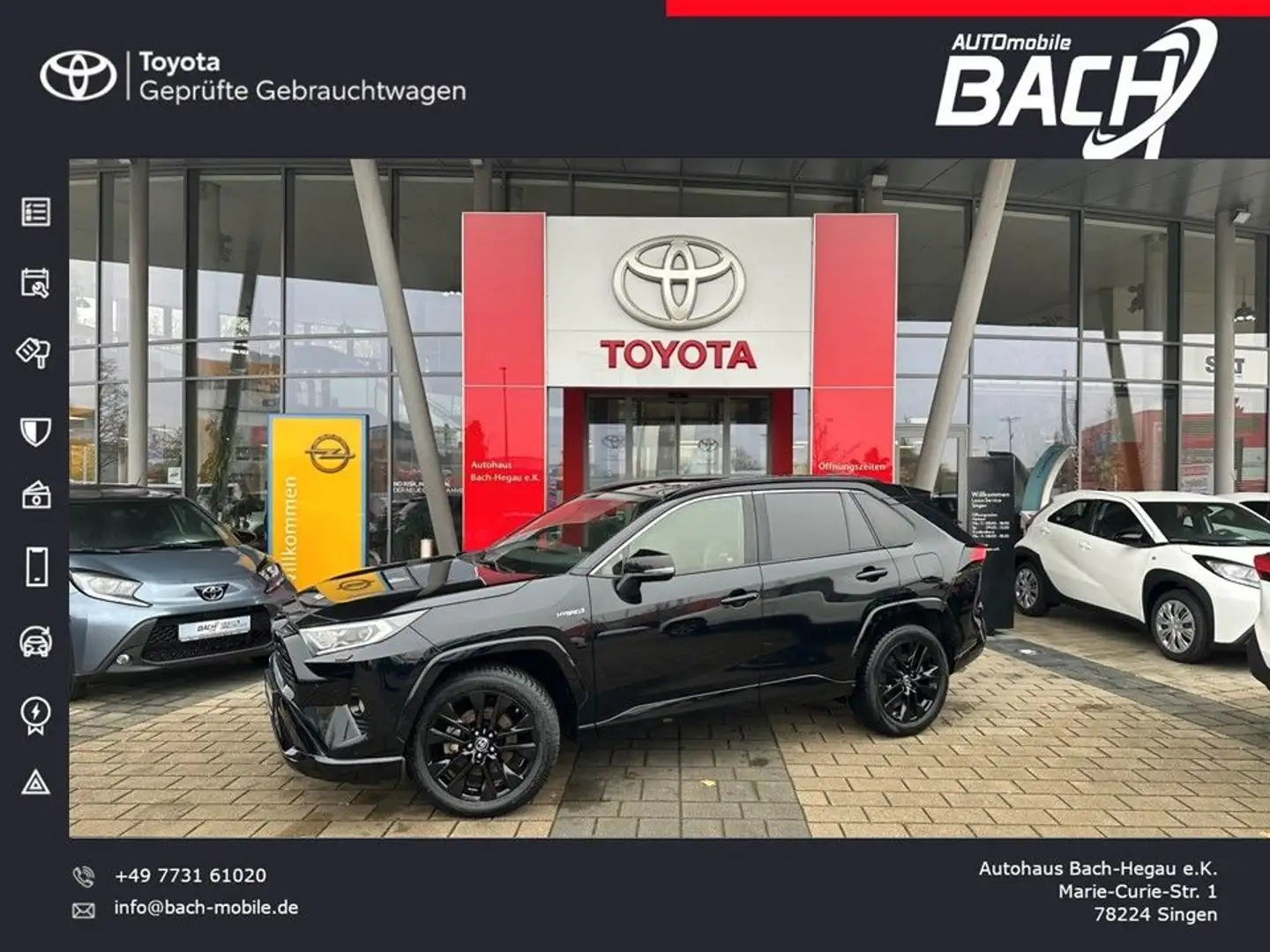 Toyota RAV 4 4 Hybrid Black Edition,NAVI,PANO,LEDER,JBL Noir - 1