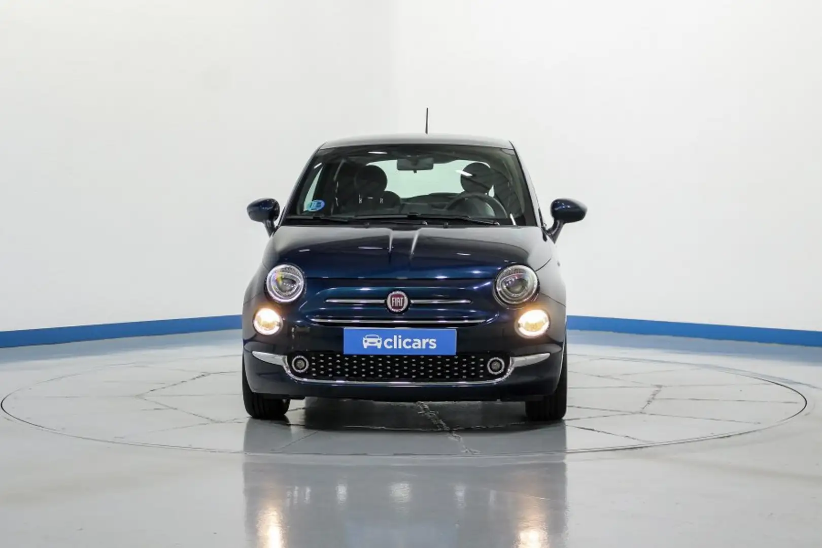 Fiat 500 1.0 Hybrid Monotrim 52kW Blauw - 2
