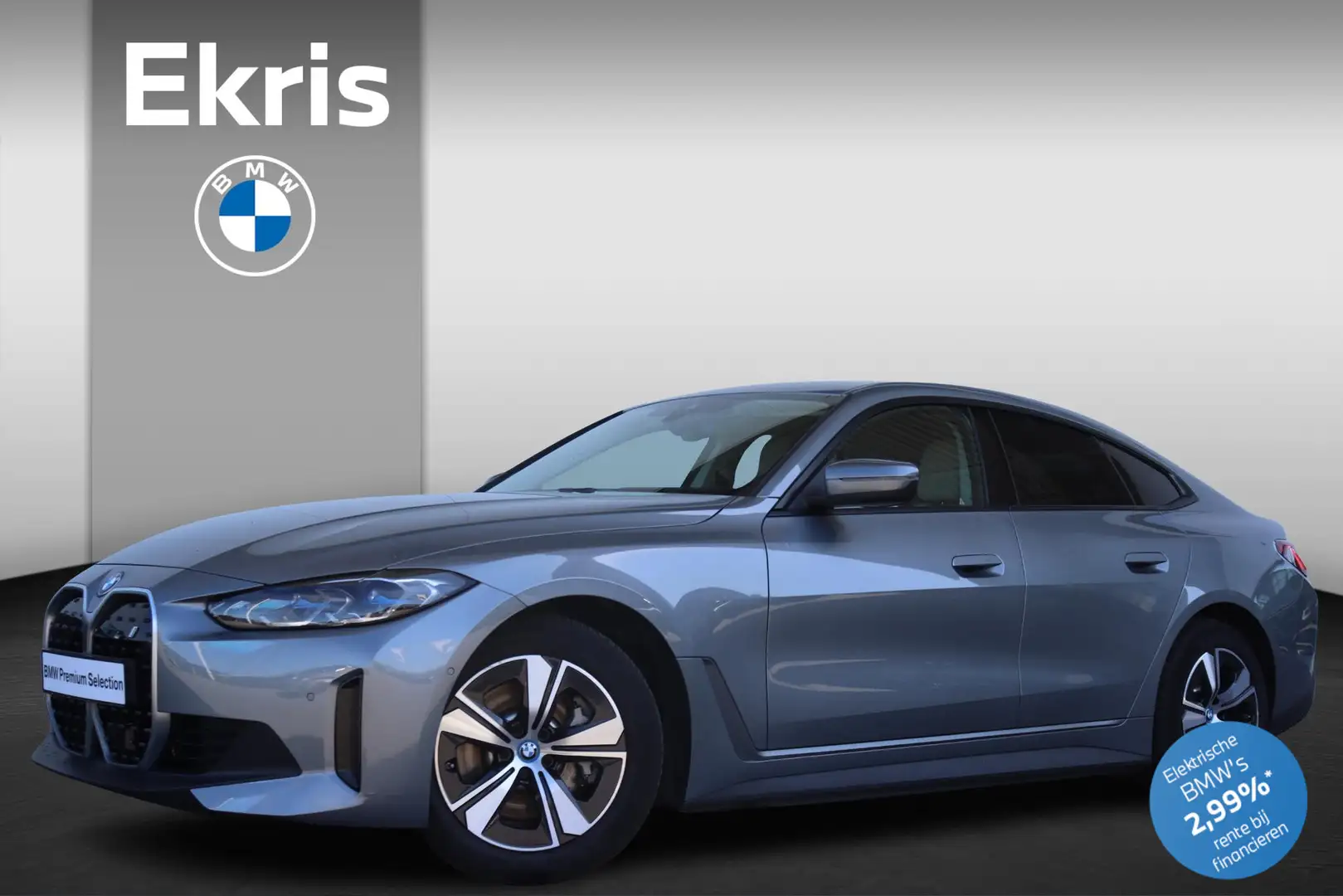 BMW i4 eDrive40 High Executive 84 kWh Lederen bekleding / Grijs - 1