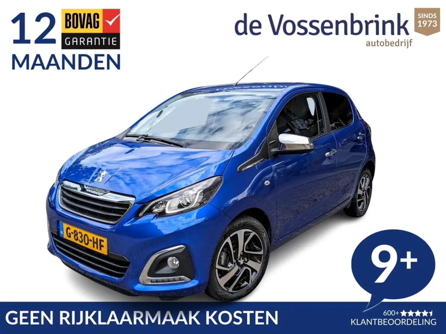 Peugeot 108 1.0 e-VTi Allure 1e Eig. NL-Auto *Geen Afl. Kosten Blauw - 1