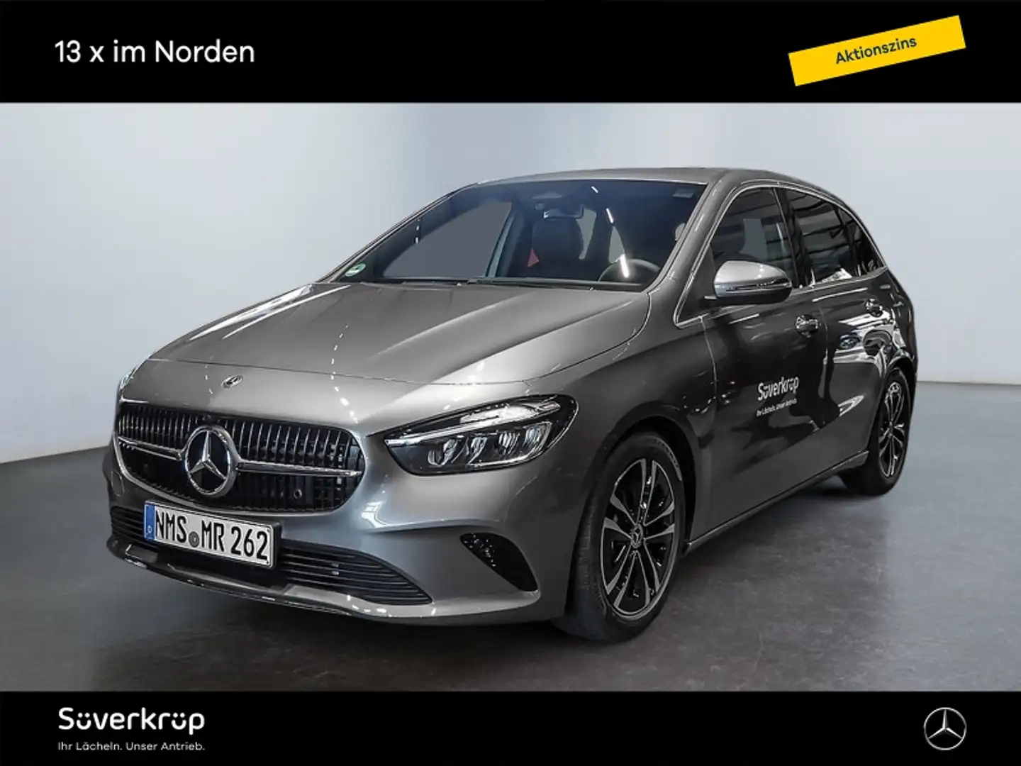 Mercedes-Benz B 200 d PROGRESSIVE AHK DISTR KAMERA SPUR PDC Grau - 1