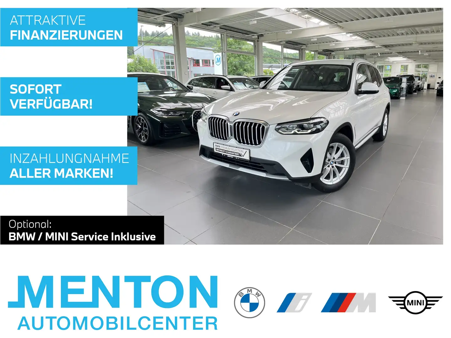BMW X3 xDrive20d AHK/LiveCockpit Prof./Navi/DAB/LED/Parka Wit - 1