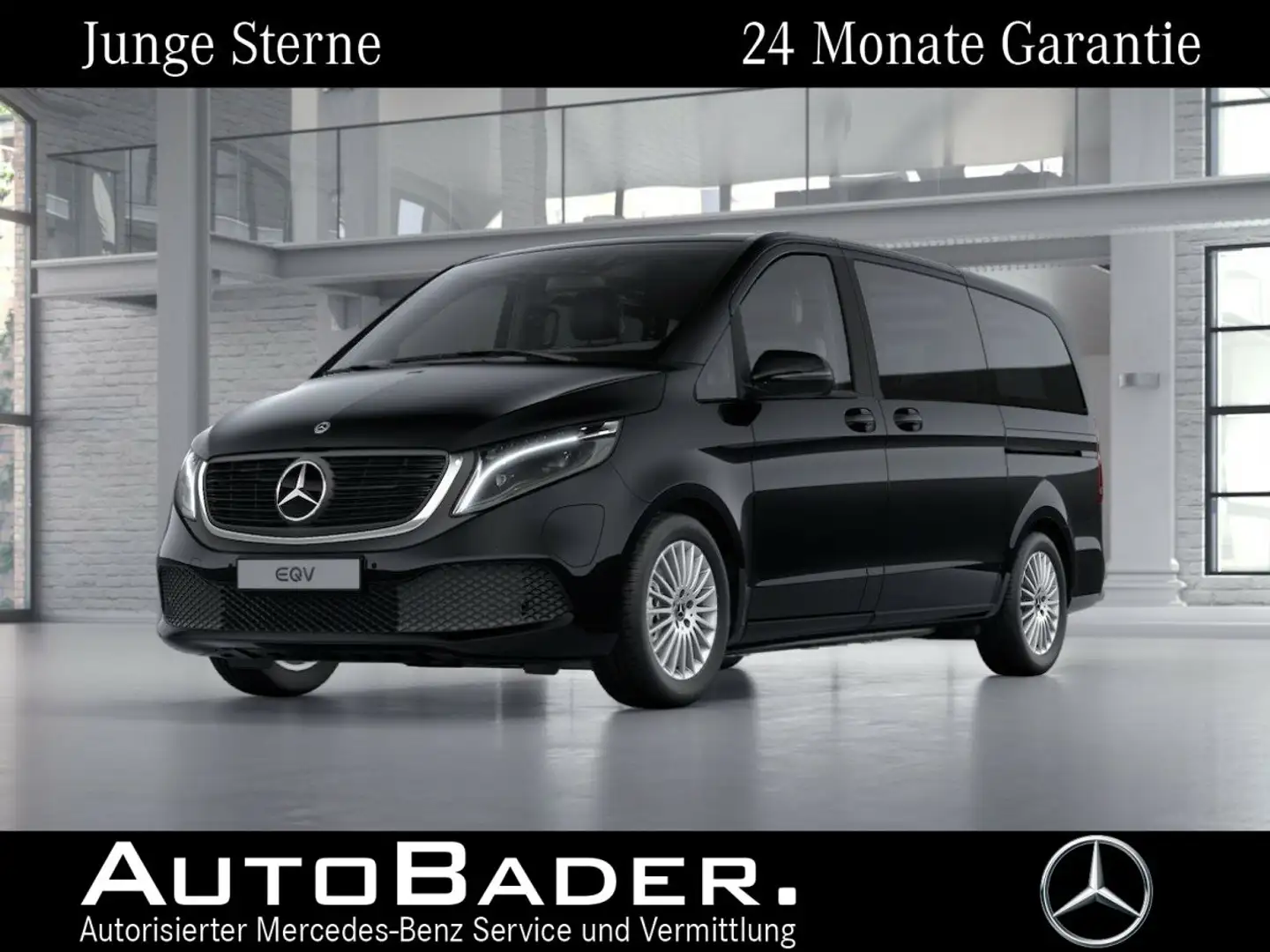 Mercedes-Benz EQV 300 EQV 300 Lang MBUX LED-ILS Park-Spgl-Pkt RFK TotW Černá - 1