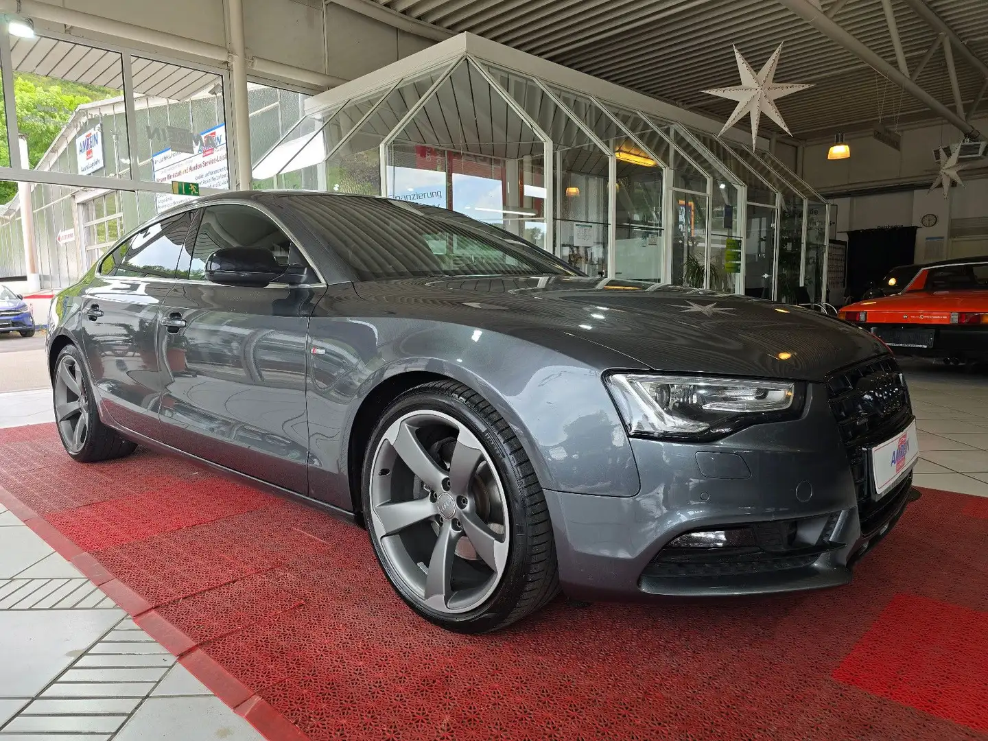 Audi A5 Sportback 3.0 TDI quattro+S LINE+ACC+STANDH+ Gris - 1