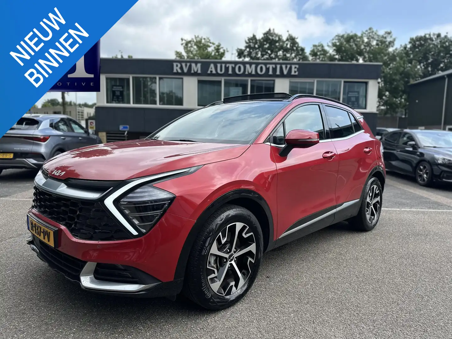 Kia Sportage 1.6 T-GDi Hybrid DynamicPlusLine ORIG. NL. NAP KM. Rood - 1