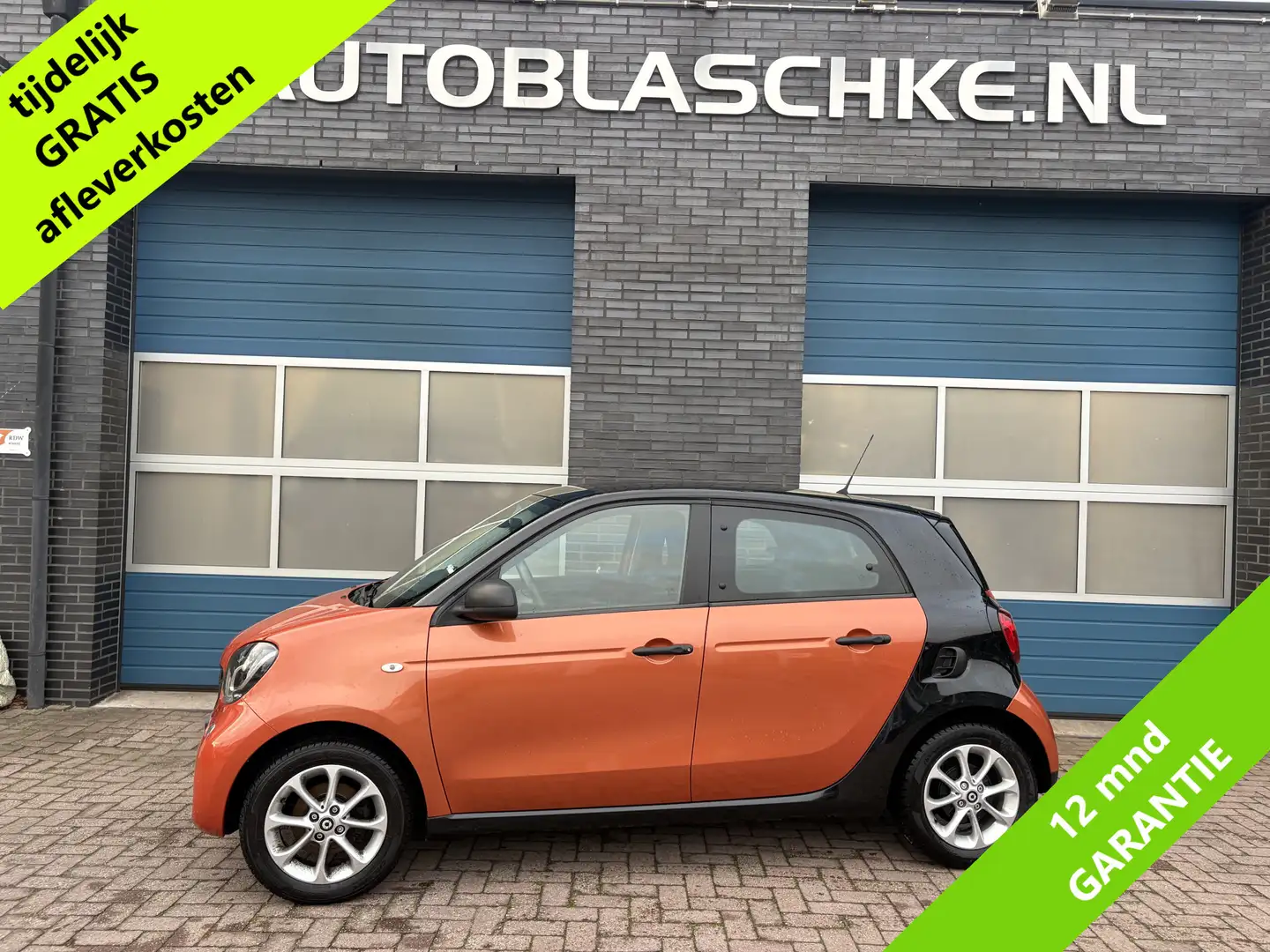 smart forFour 1.0 Pure, climate/cruise control, lmv Orange - 1