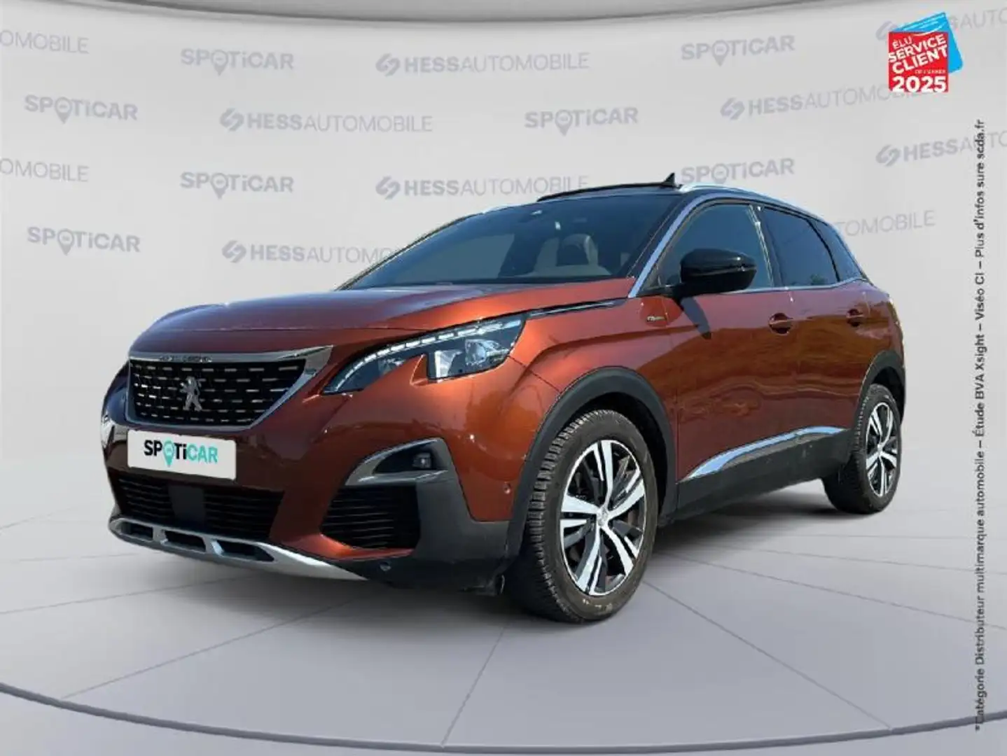 Peugeot 3008 1.6 THP 165ch GT Line S/S EAT6 Touvrant Camera Car - 1