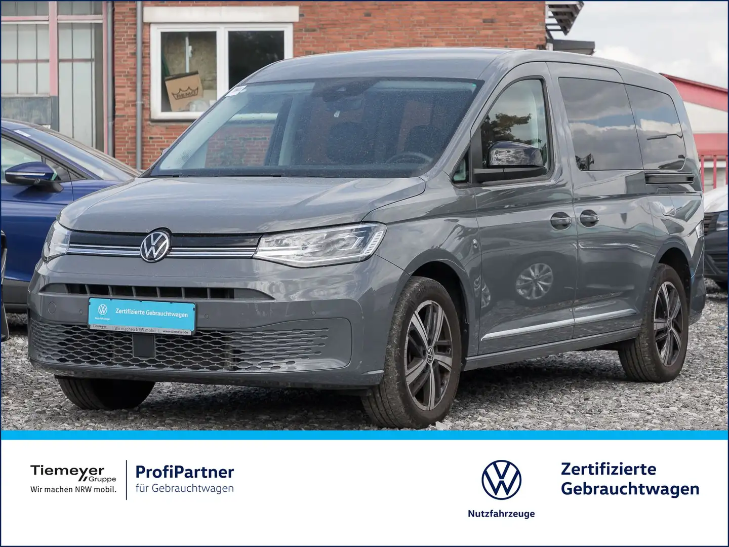 Volkswagen Caddy 2.0 TDI 4M STYLE AHK NAVI LED Silber - 1
