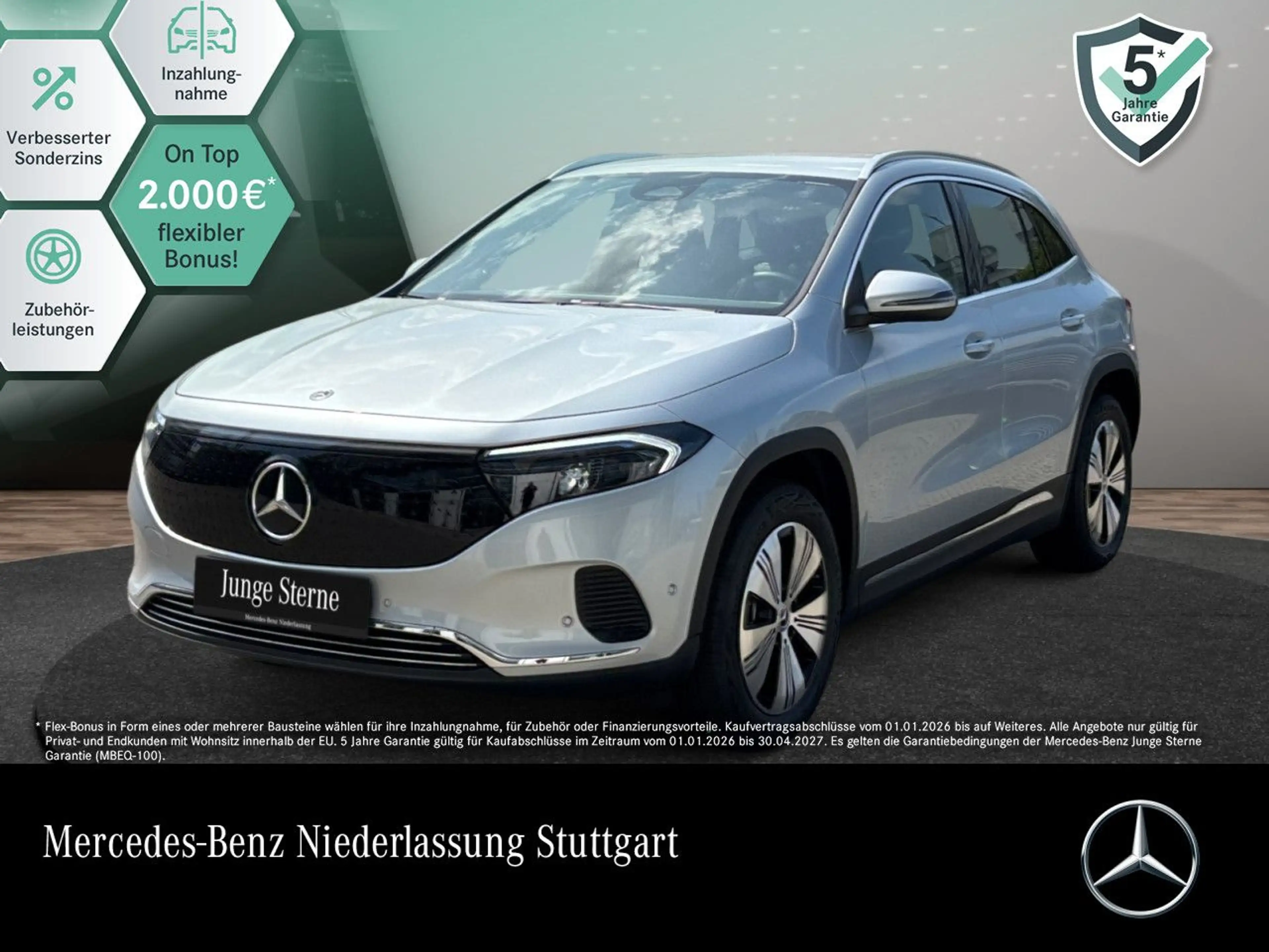 Mercedes-Benz EQA 300 4M PROG+ADVANCED+AHK+KAMERA+SPUR