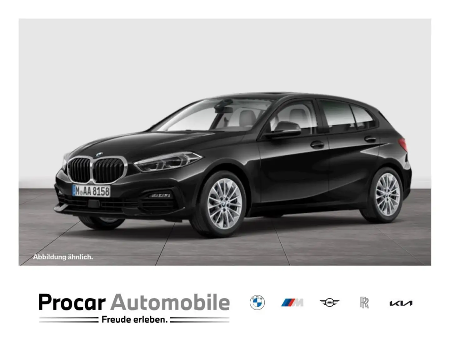 BMW 118 d Advantage Autom. Panorama Sitzheiz  LED Schwarz - 1