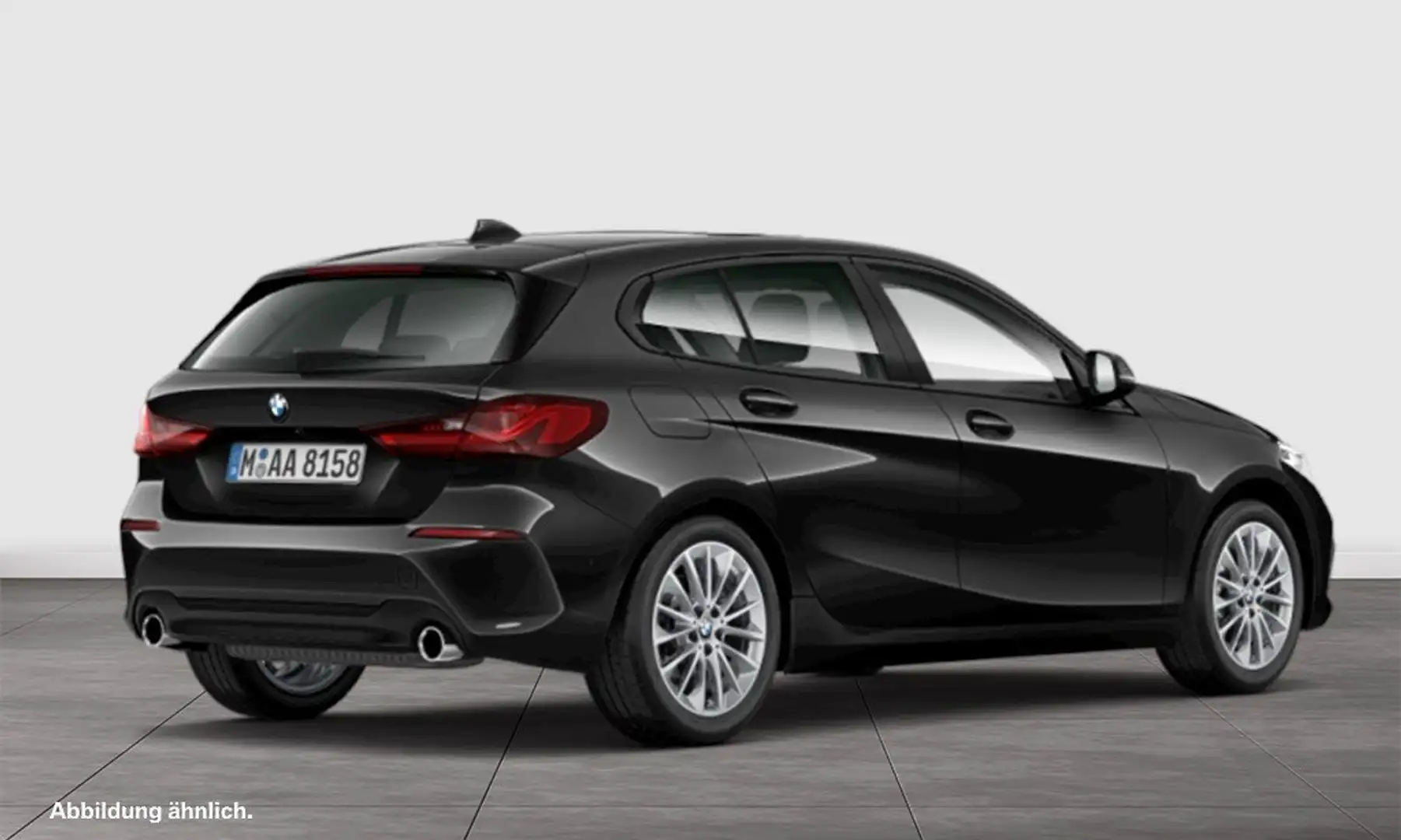 BMW 118 d Advantage Autom. Panorama Sitzheiz  LED Schwarz - 2