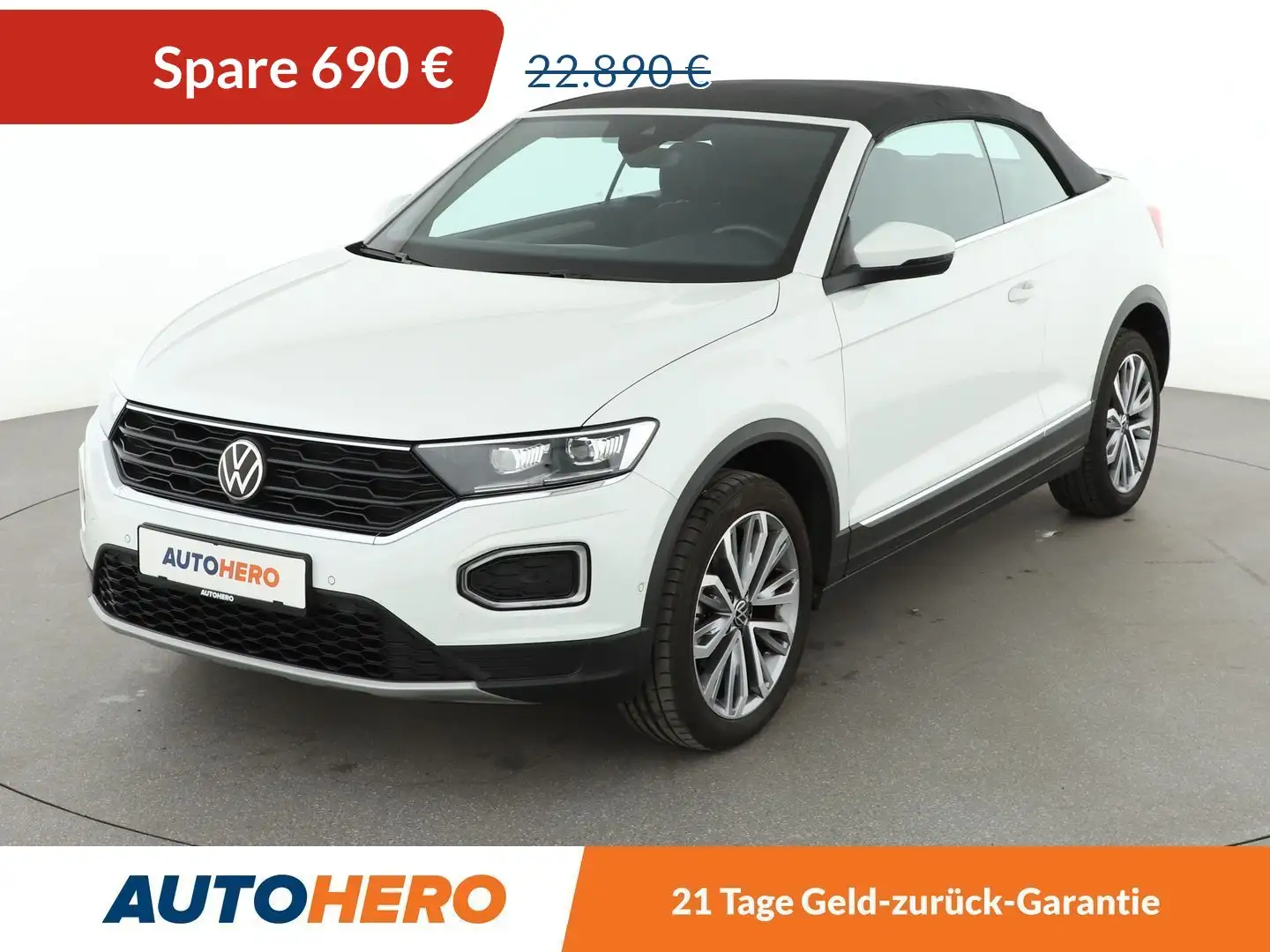 Volkswagen T-Roc 1.5 TSI ACT Style *NAVI*VC*LED*ACC* Weiß - 1